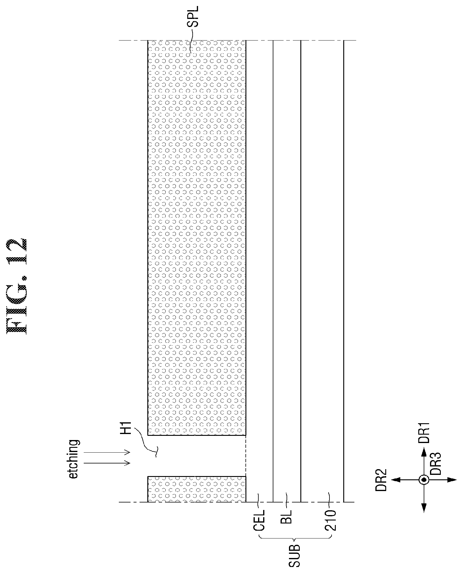 Patent US12564095 Figure 12 – Display device and method for fabrication thereof
