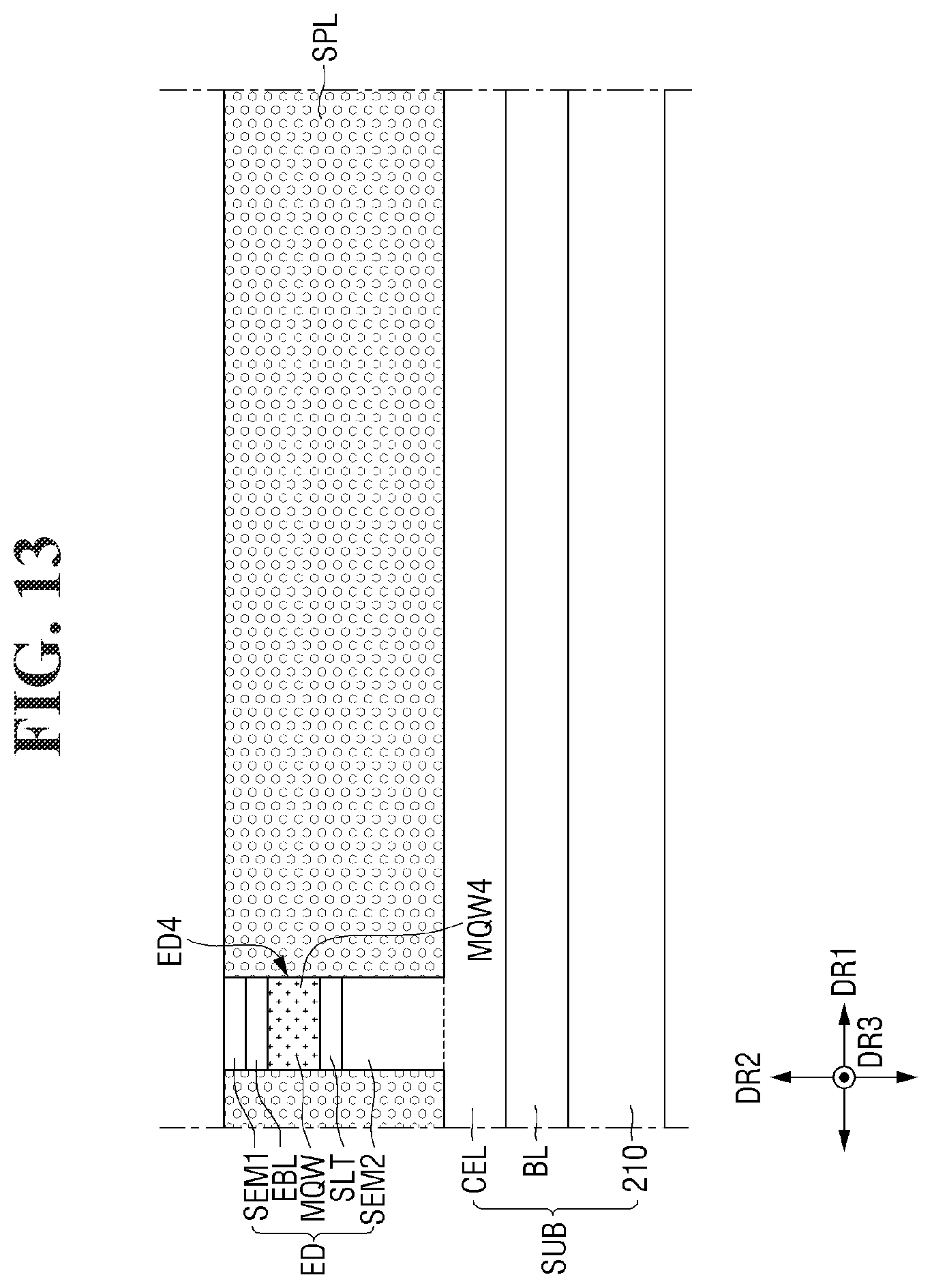 Patent US12564095 Figure 13 – Display device and method for fabrication thereof
