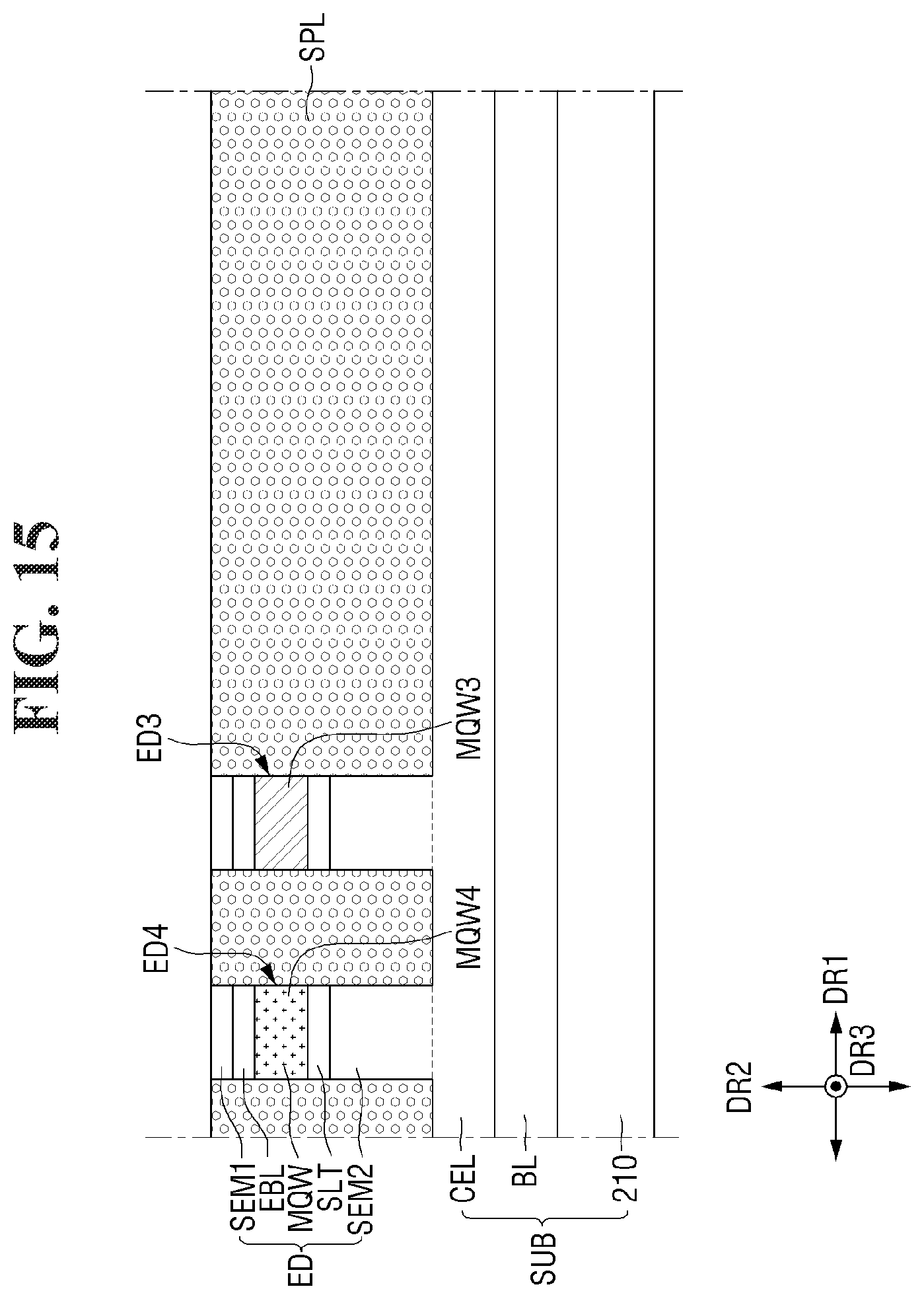 Patent US12564095 Figure 15 – Display device and method for fabrication thereof