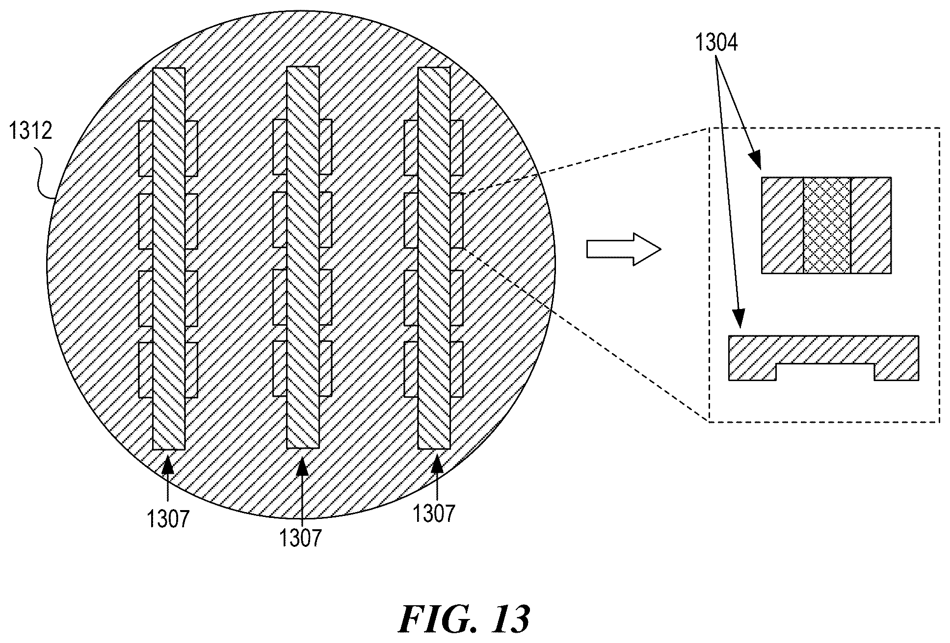 Patent US12564096 Figure 8 – Nested semiconductor assemblies and methods for making the same