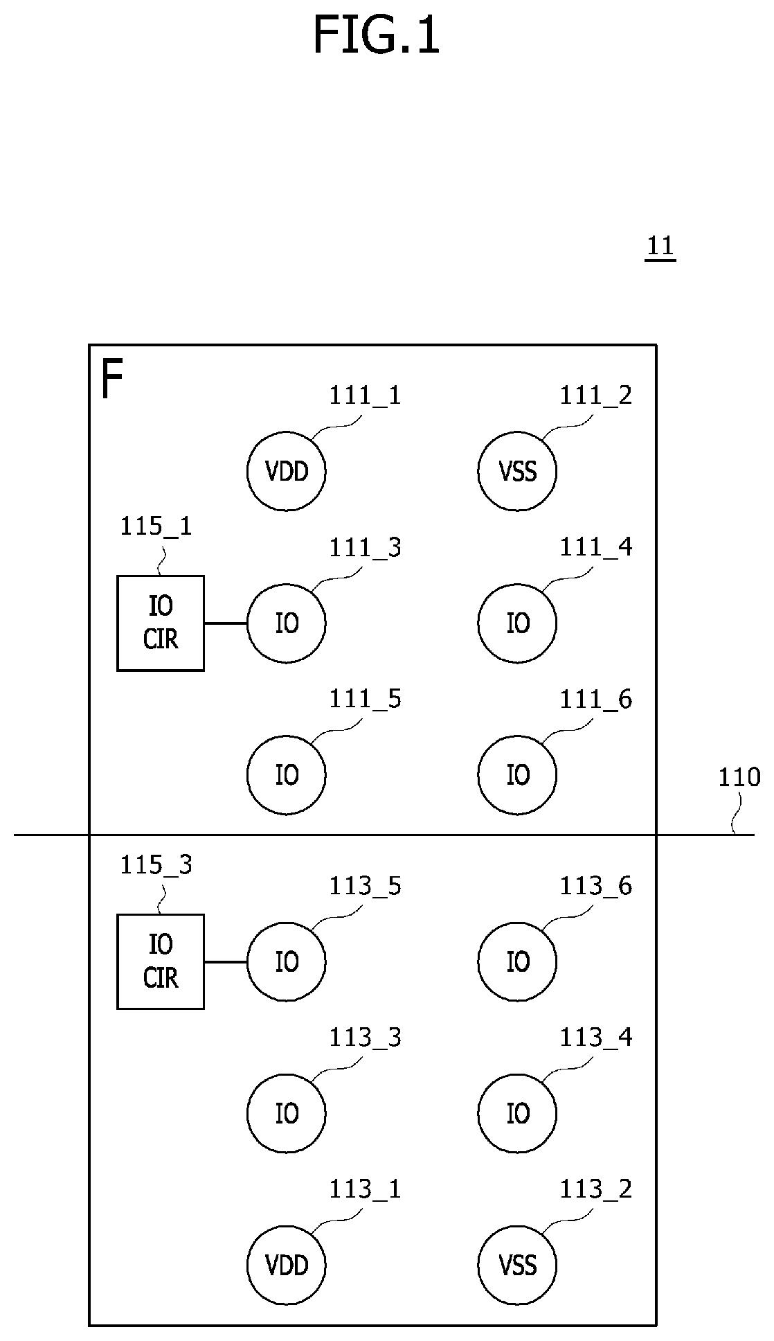 Patent US12564097 Figure 1 – Stacked integrated circuit