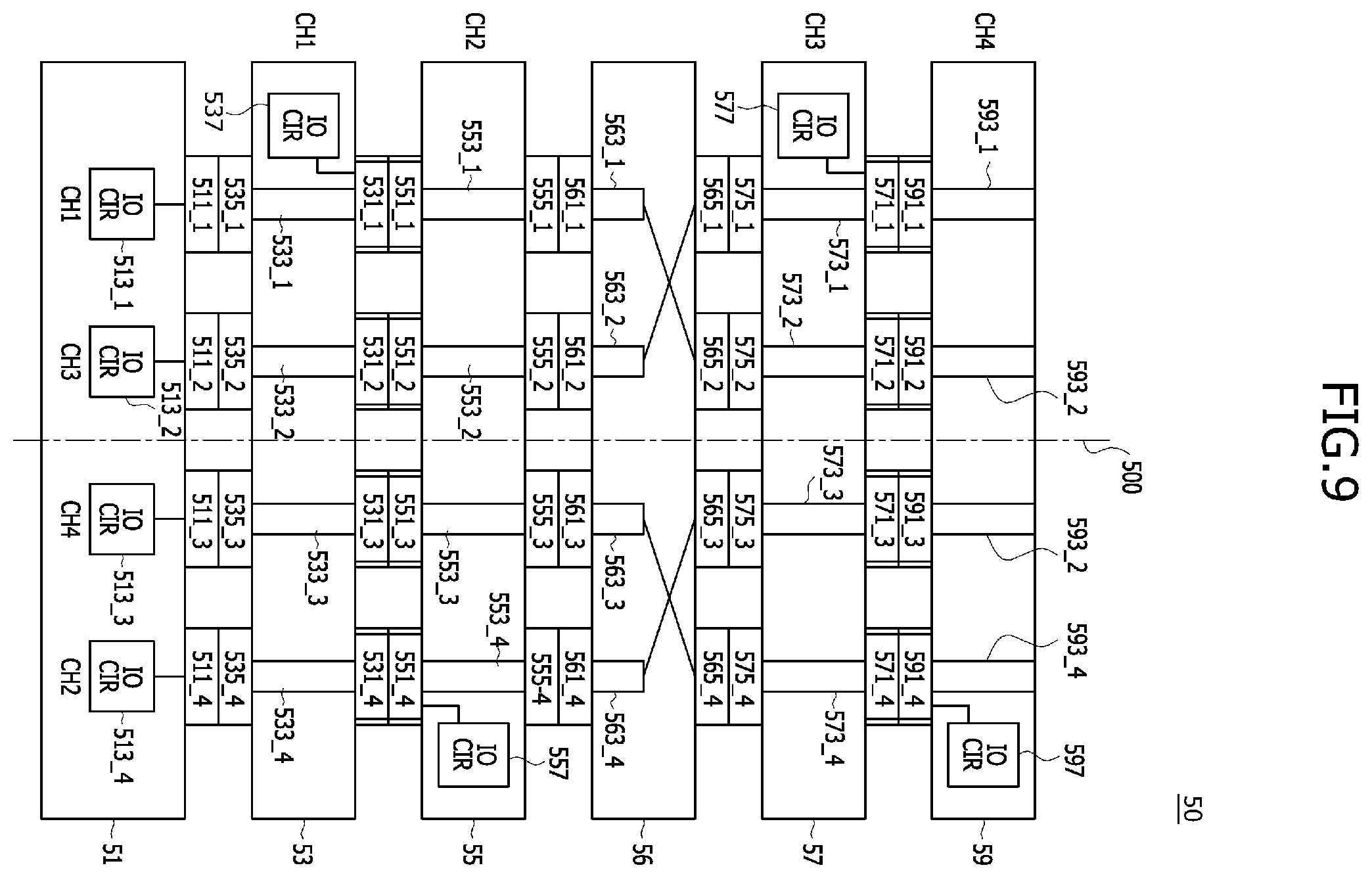 Patent US12564097 Figure 9 – Stacked integrated circuit