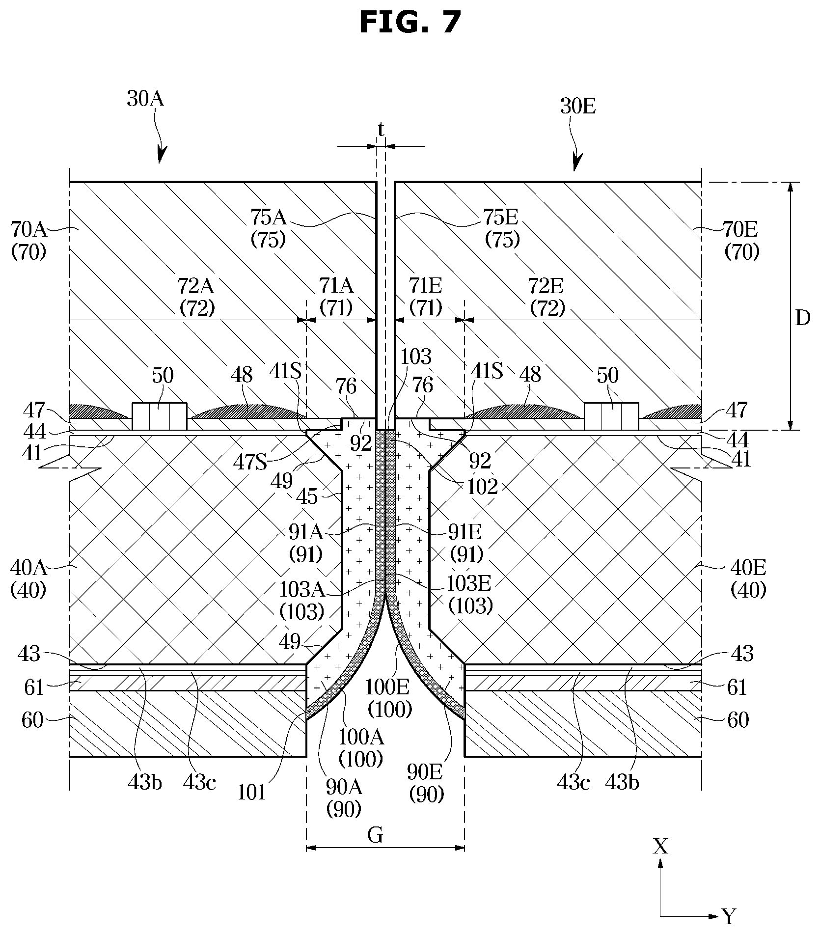 Patent US12564098 Figure 7 – Display apparatus having display module and manufacturing method thereof