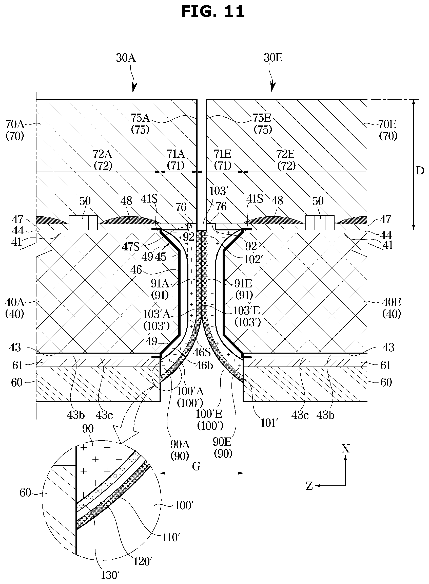 Patent US12564098 Figure 11 – Display apparatus having display module and manufacturing method thereof