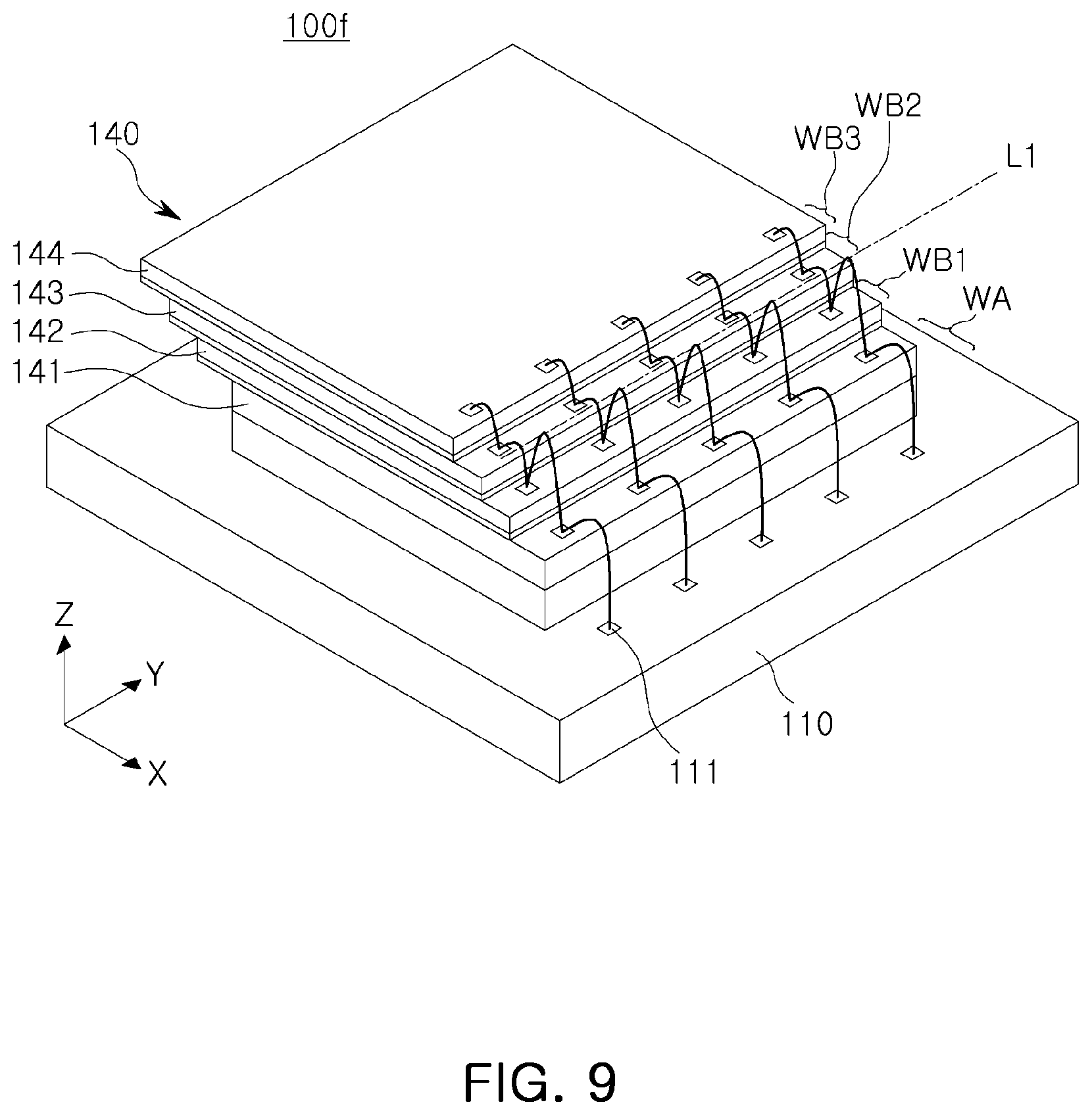 Patent US12564099 Figure 10 – Semiconductor package