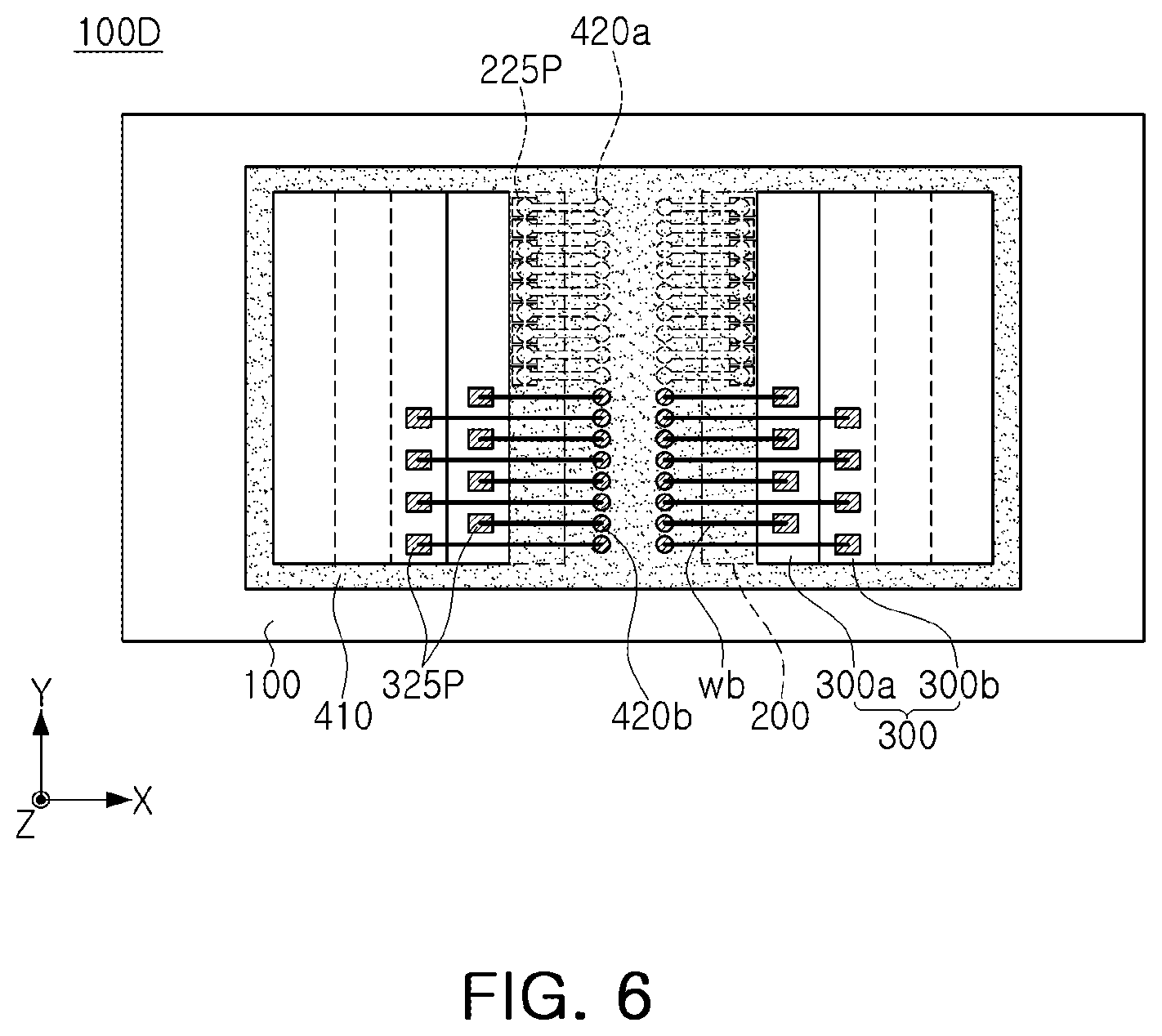 Patent US12564103 Figure 6 – Semiconductor package