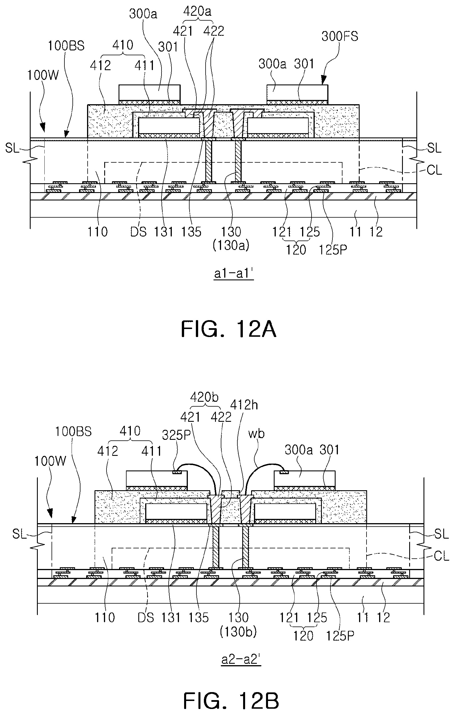 Patent US12564103 Figure 12 – Semiconductor package