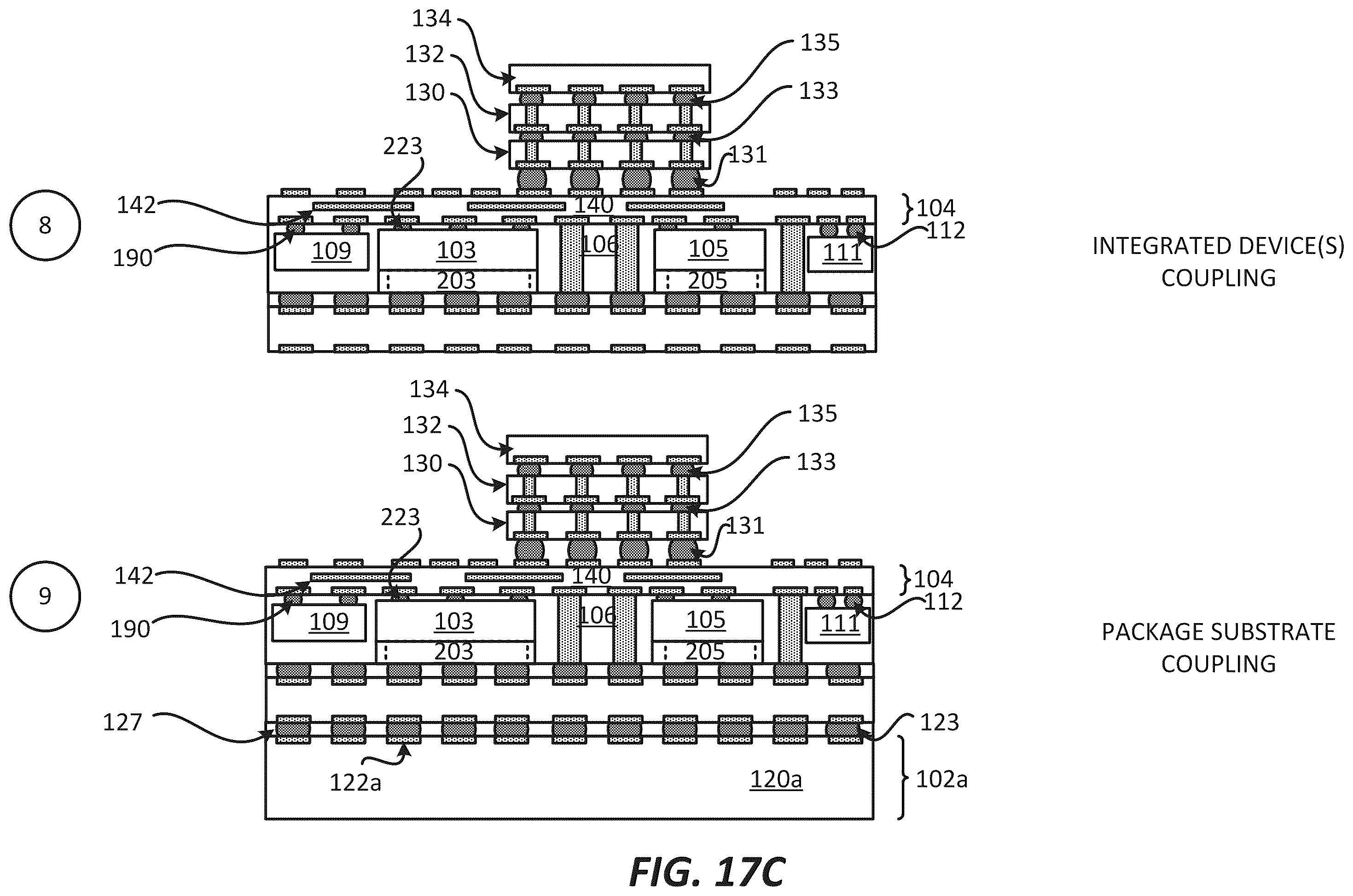 Patent US12564107 Figure 19 – Package comprising optical integrated device
