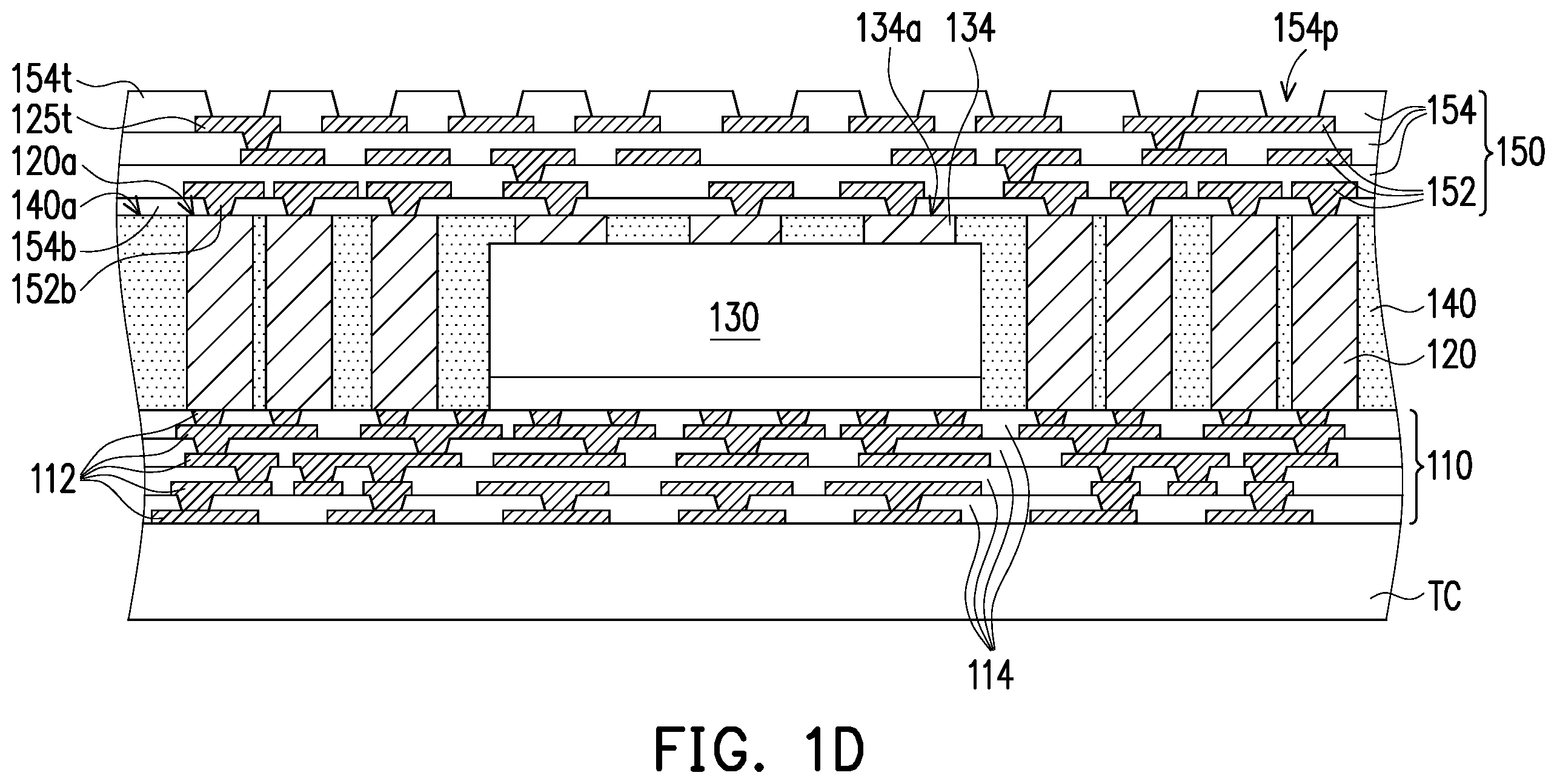 Patent US12564109 Figure 4 – Package component, electronic device and manufacturing method thereof