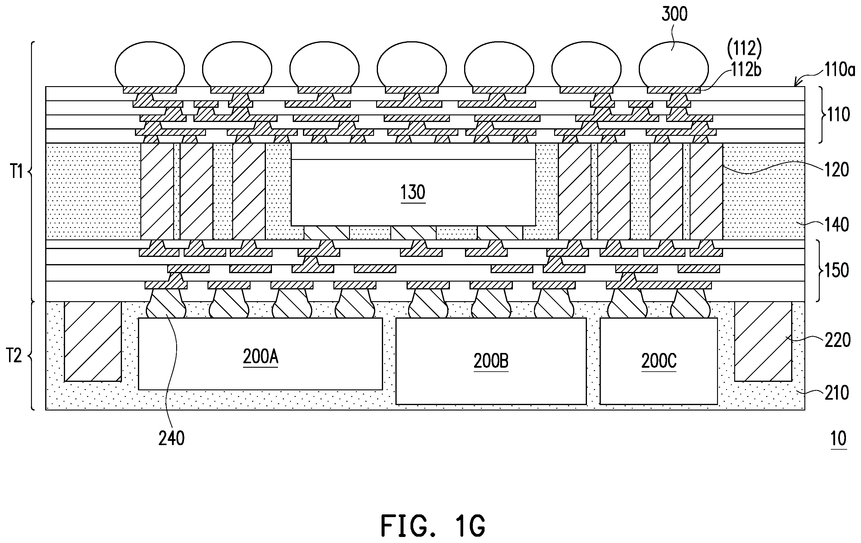 Patent US12564109 Figure 7 – Package component, electronic device and manufacturing method thereof