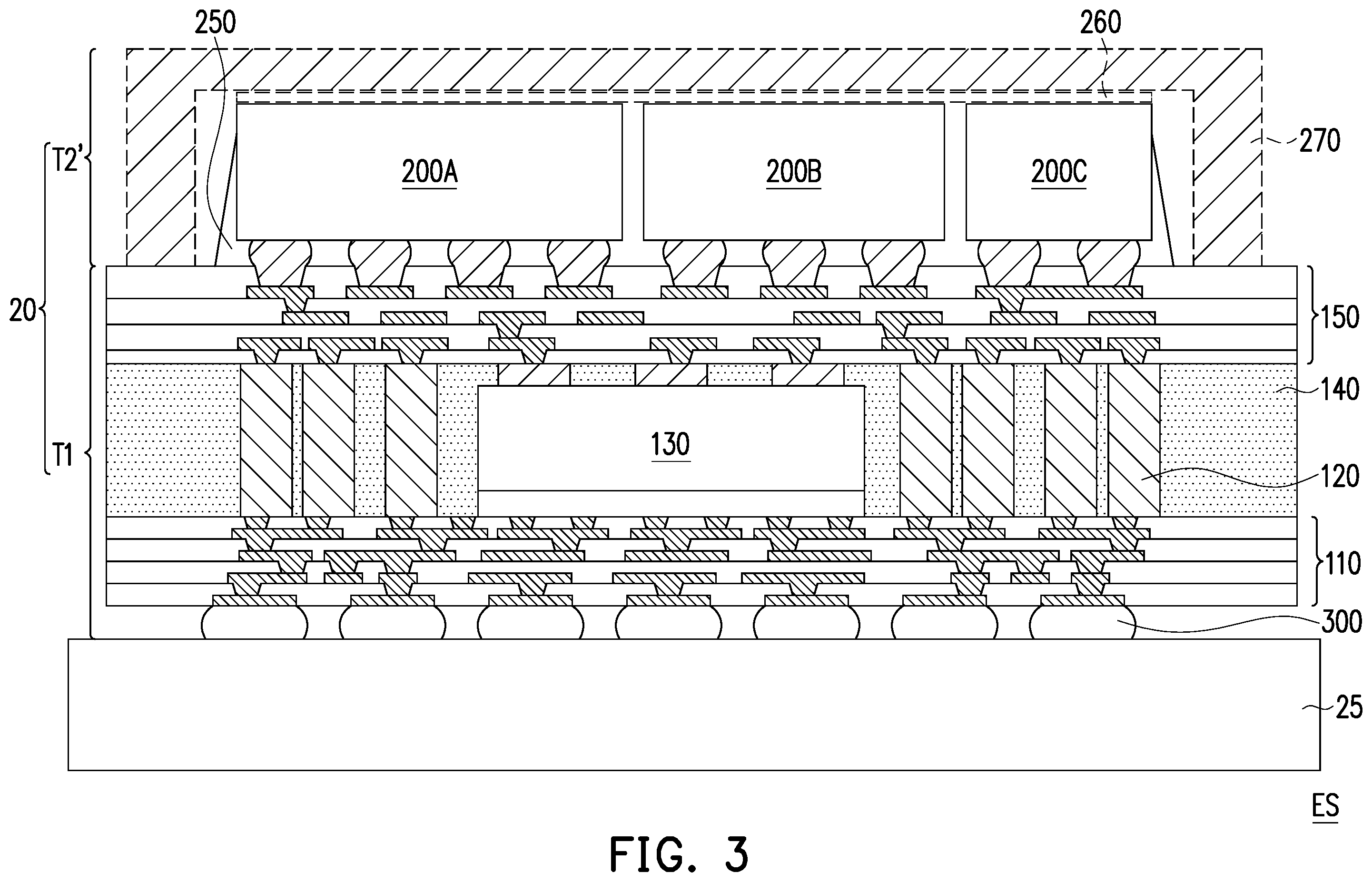 Patent US12564109 Figure 9 – Package component, electronic device and manufacturing method thereof
