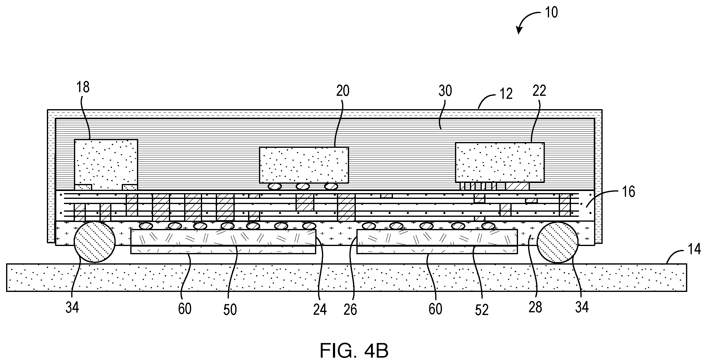 Patent US12564111 Figure 5 – Double-sided integrated circuit module having an exposed semiconductor die