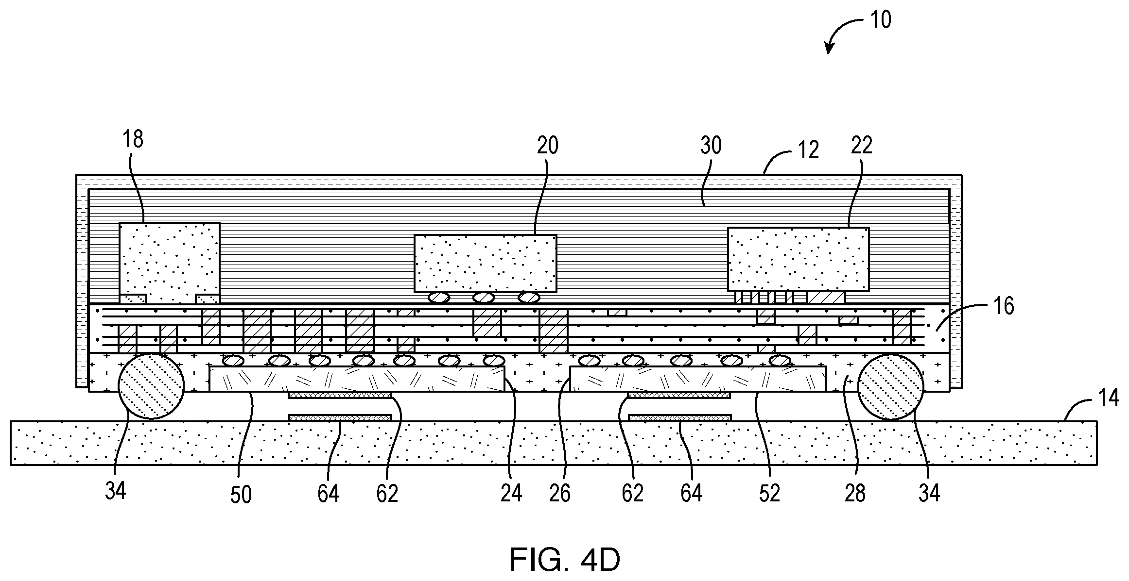 Patent US12564111 Figure 7 – Double-sided integrated circuit module having an exposed semiconductor die