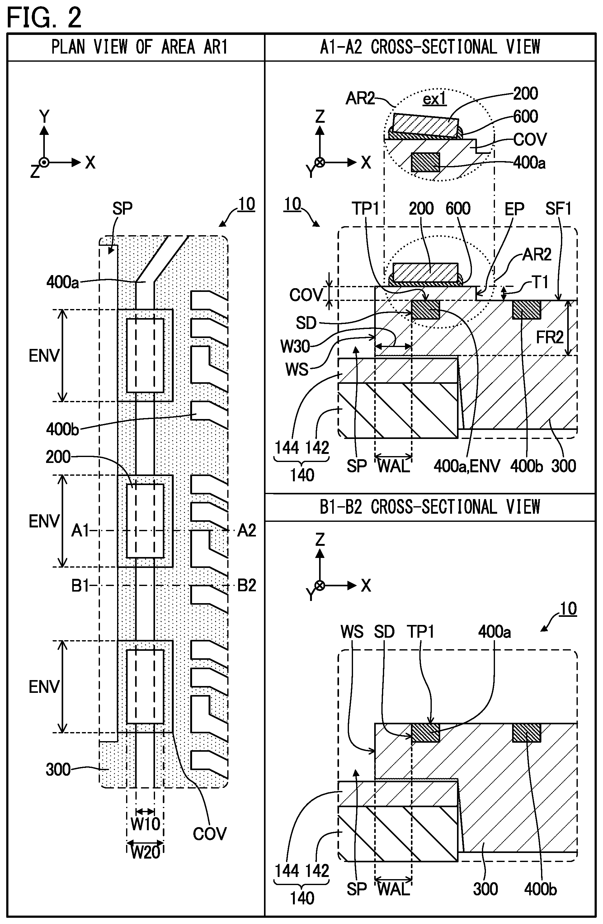 Patent US12564114 Figure 2 – Semiconductor apparatus and method of manufacturing semiconductor apparatus