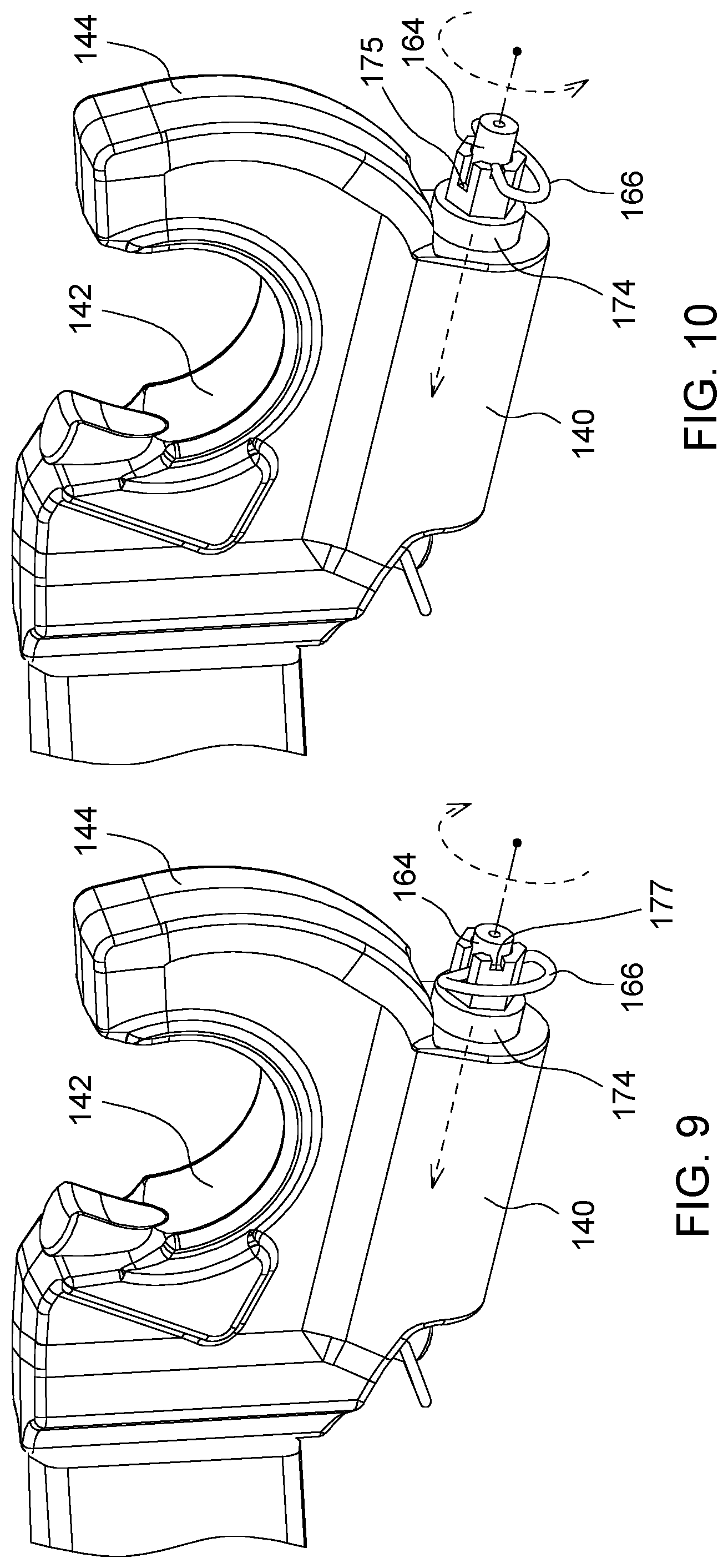 Patent US12564118 Figure 6 – Draft link for a three-point hitch