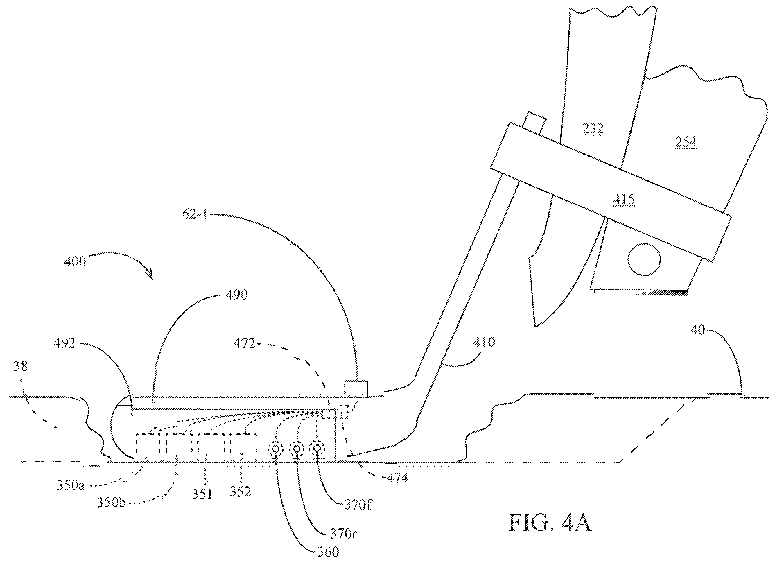 Patent US12564122 Figure 4 – Systems and apparatuses for soil and seed monitoring