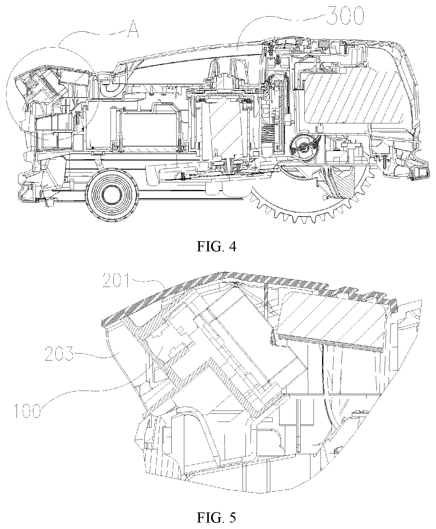 Patent US12564131 Figure 2 – Shielding structure for camera and mower