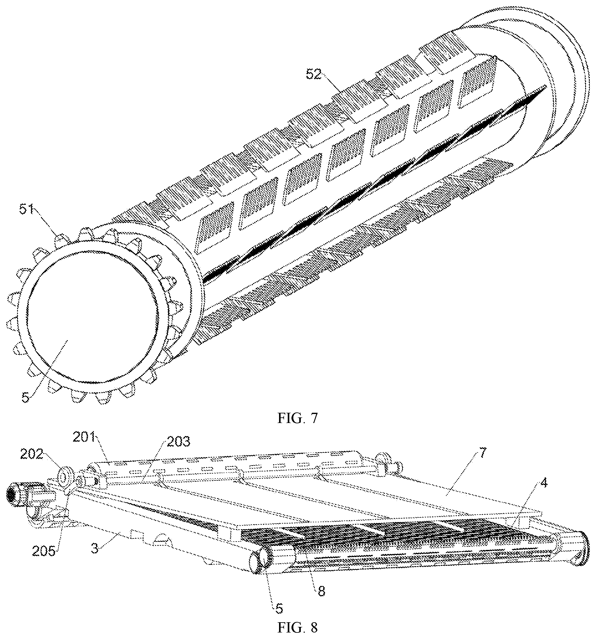 Patent US12564133 Figure 5 – Cleaning ship for water surface treatment for harvesting water plants