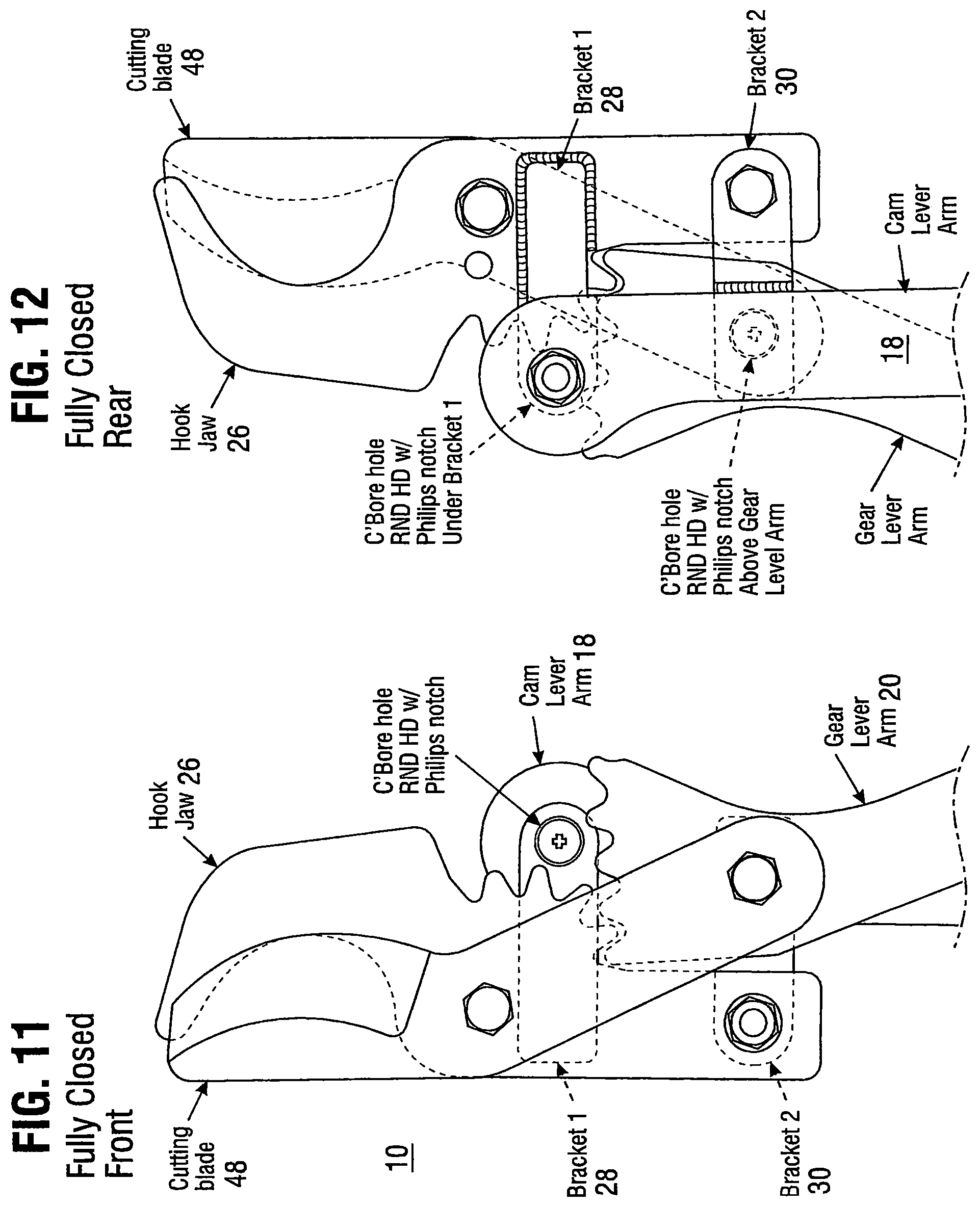 Patent US12564139 Figure 6 – Geared lopper with additional leverage