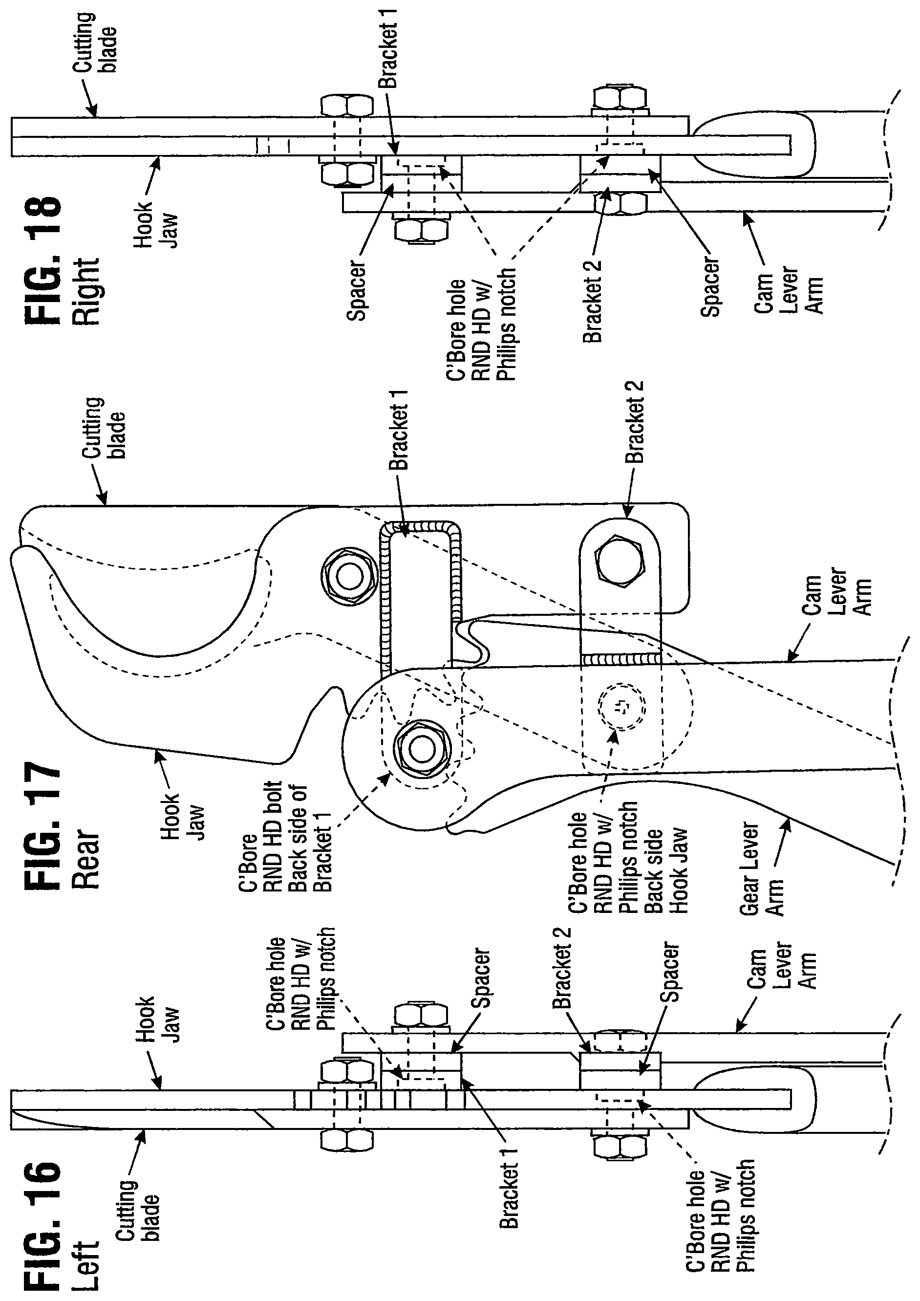 Patent US12564139 Figure 9 – Geared lopper with additional leverage