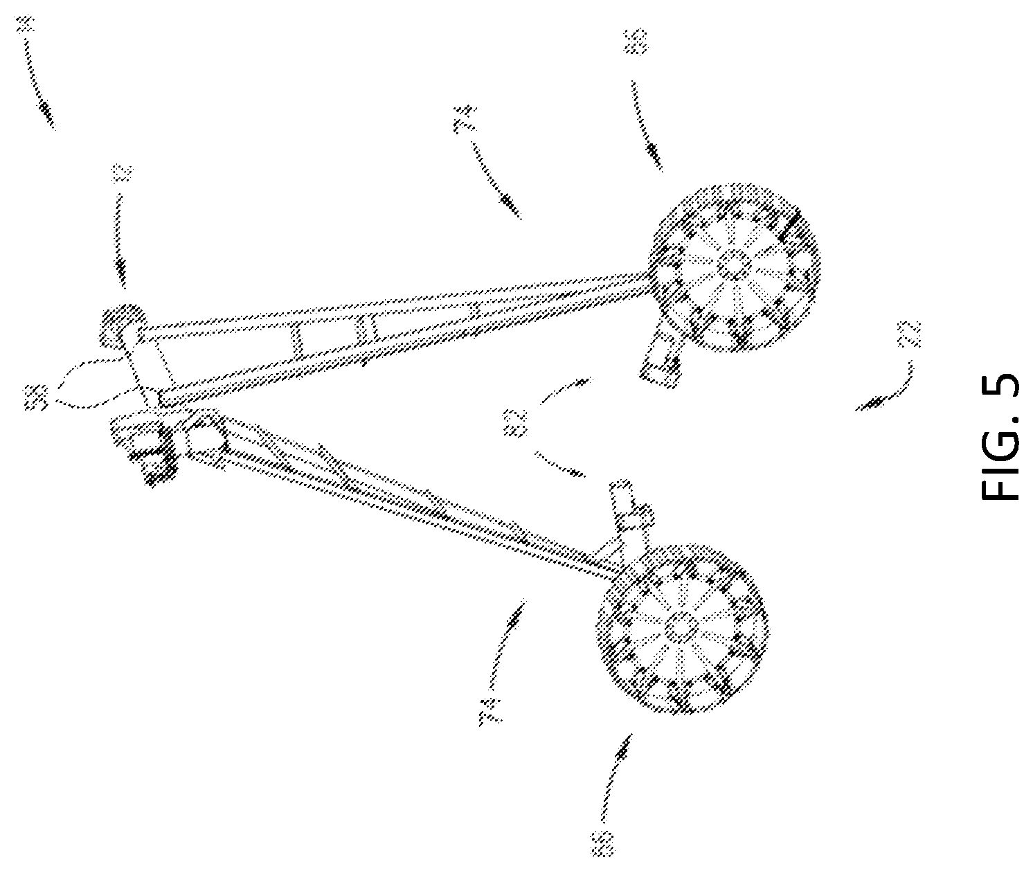 Patent US12564146 Figure 4 – Irrigation system with height-adjusting system for adjusting tower height