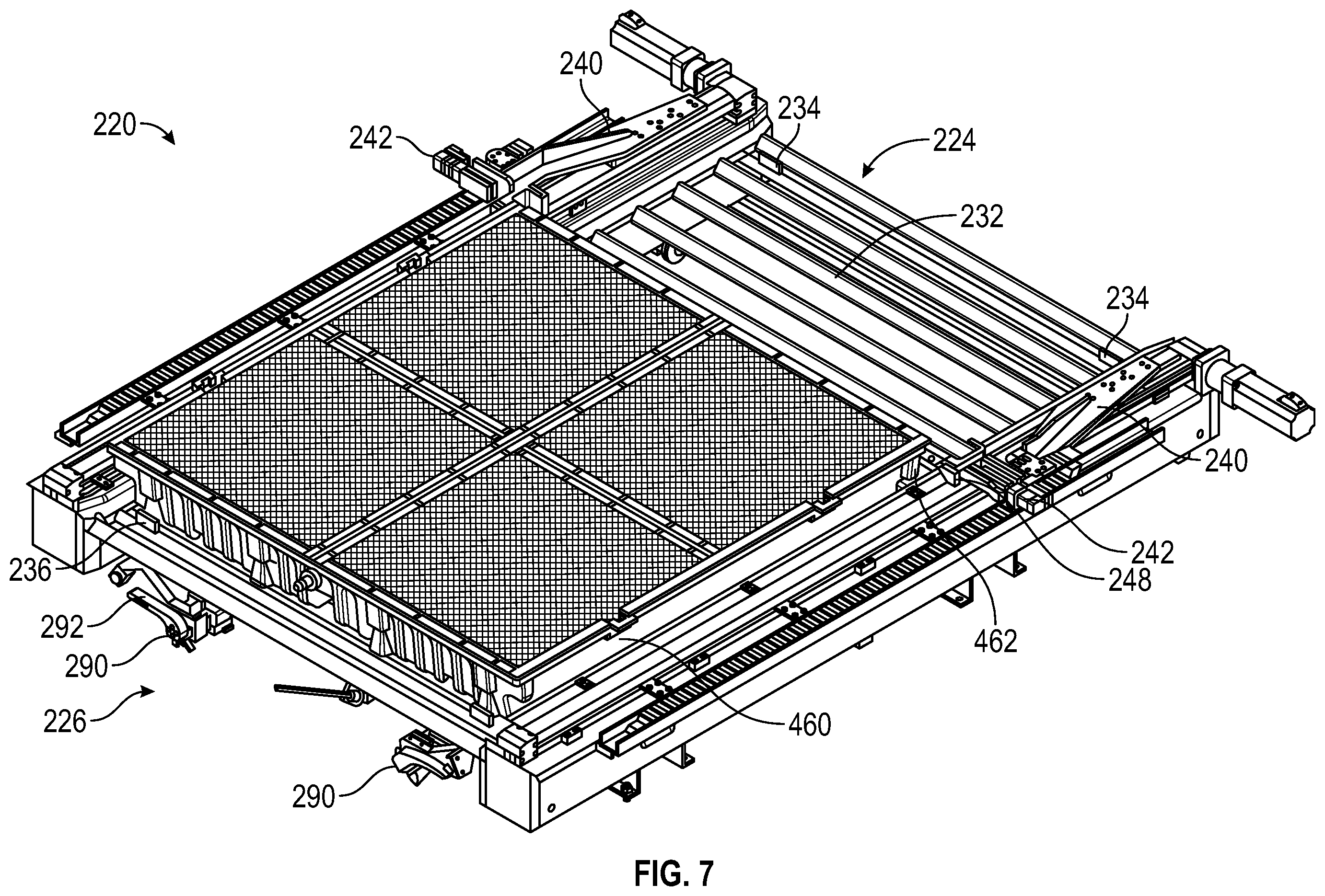 Patent US12564148 Figure 6 – Container transfer system and methods of using