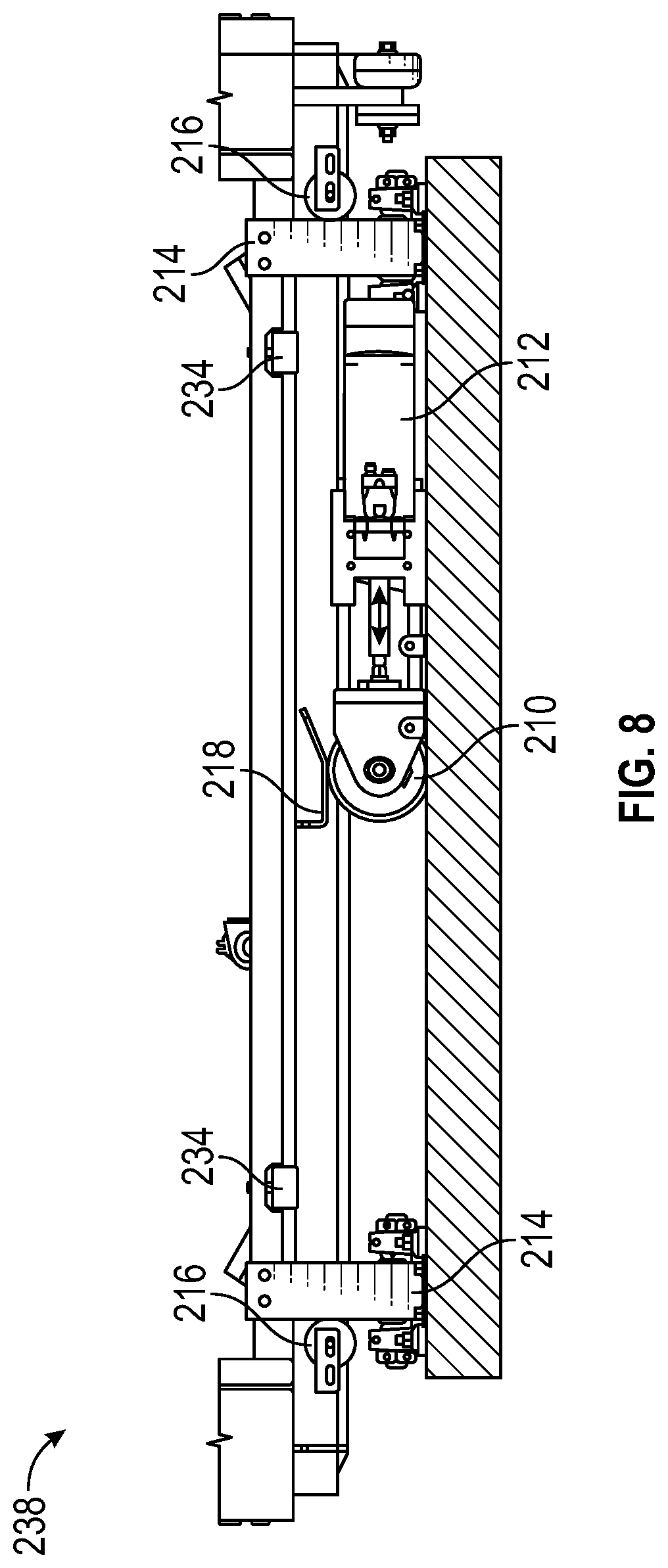 Patent US12564148 Figure 7 – Container transfer system and methods of using
