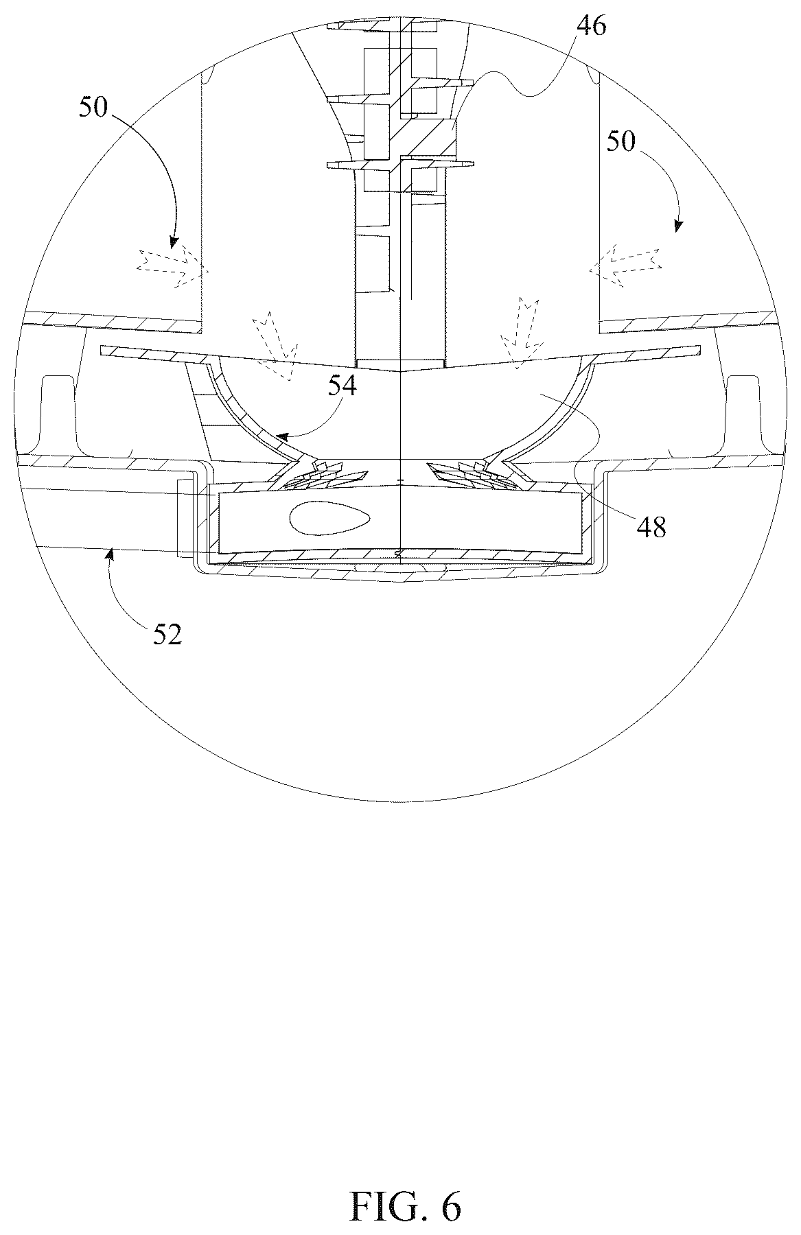 Patent US12564173 Figure 6 – Automated self-cleaning litter box