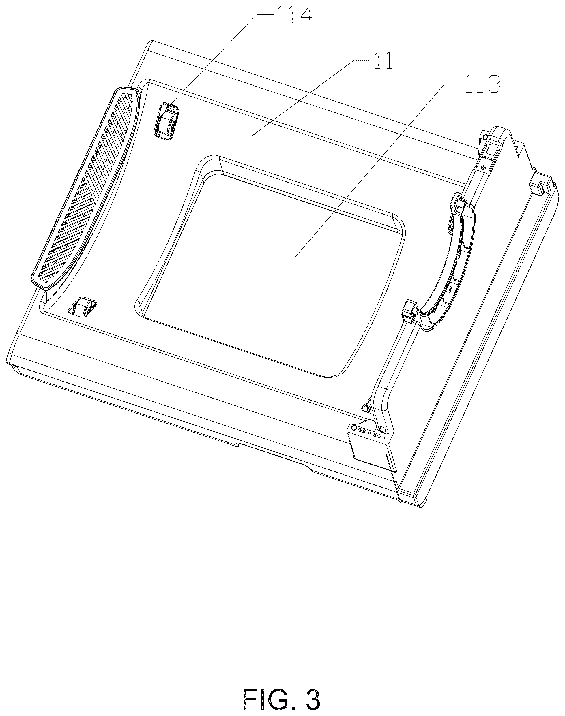 Patent US12564174 Figure 3 – Automatic cat litter box