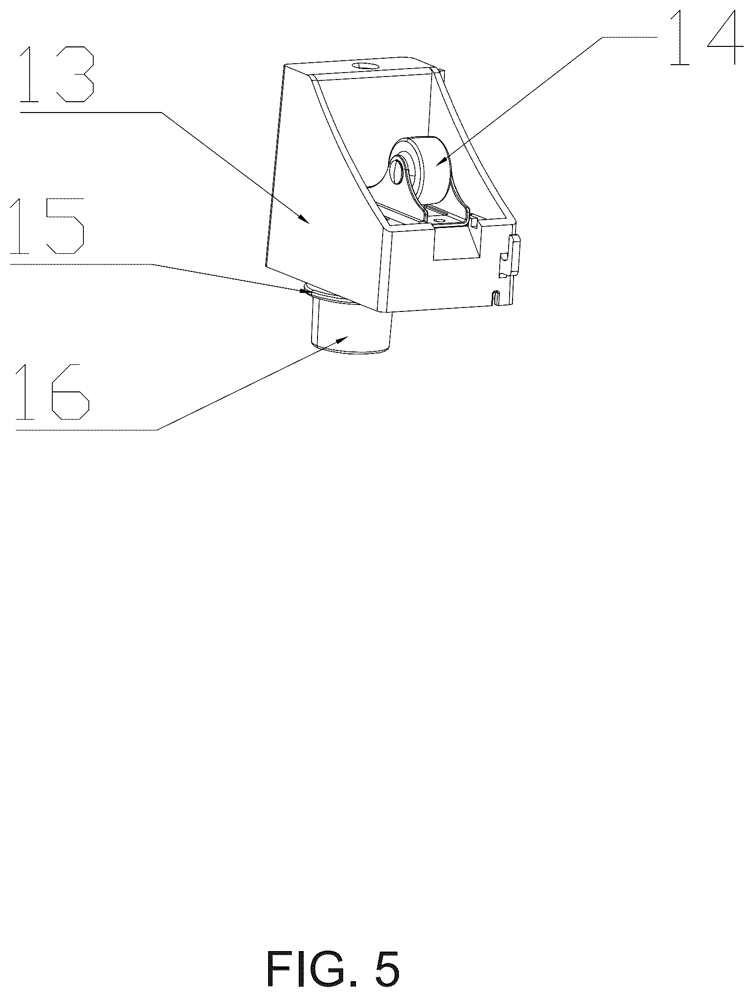 Patent US12564174 Figure 5 – Automatic cat litter box