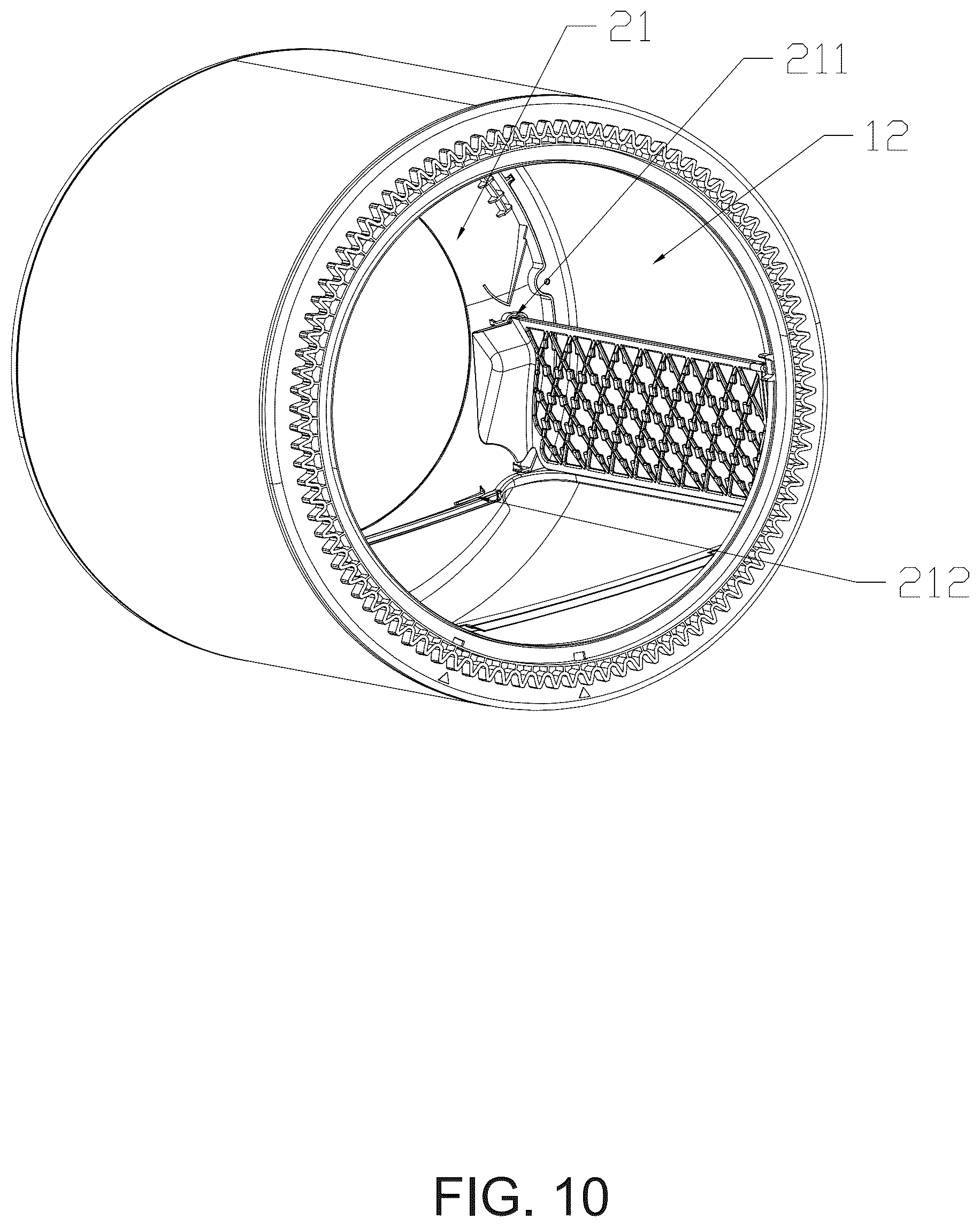 Patent US12564174 Figure 10 – Automatic cat litter box