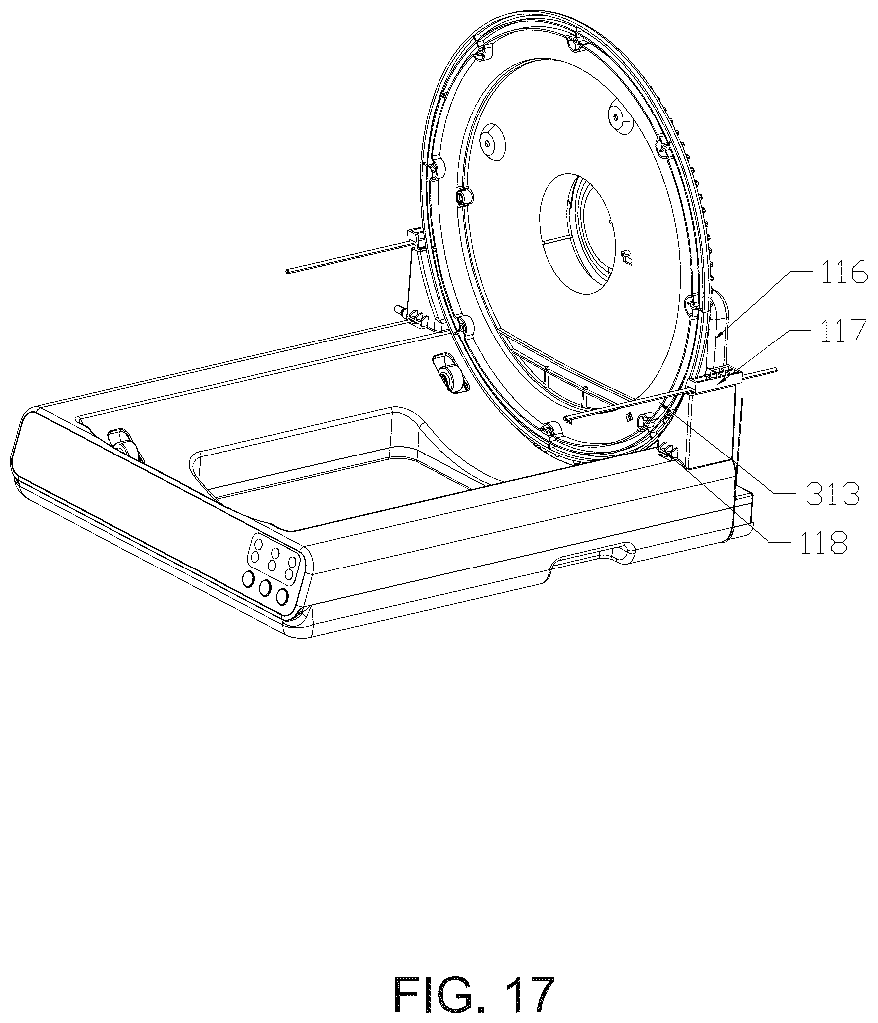 Patent US12564174 Figure 17 – Automatic cat litter box