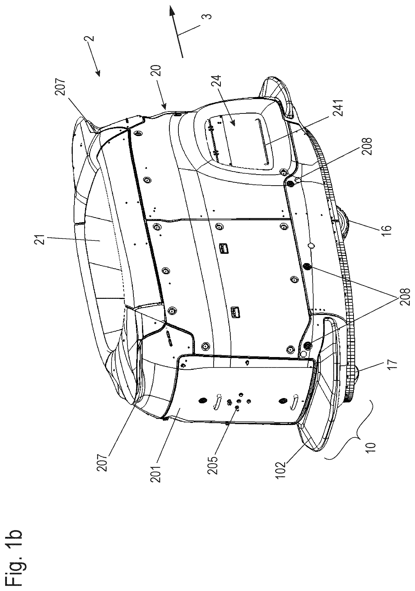 Patent US12564175 Figure 2 – Driving robot for agricultural tasks