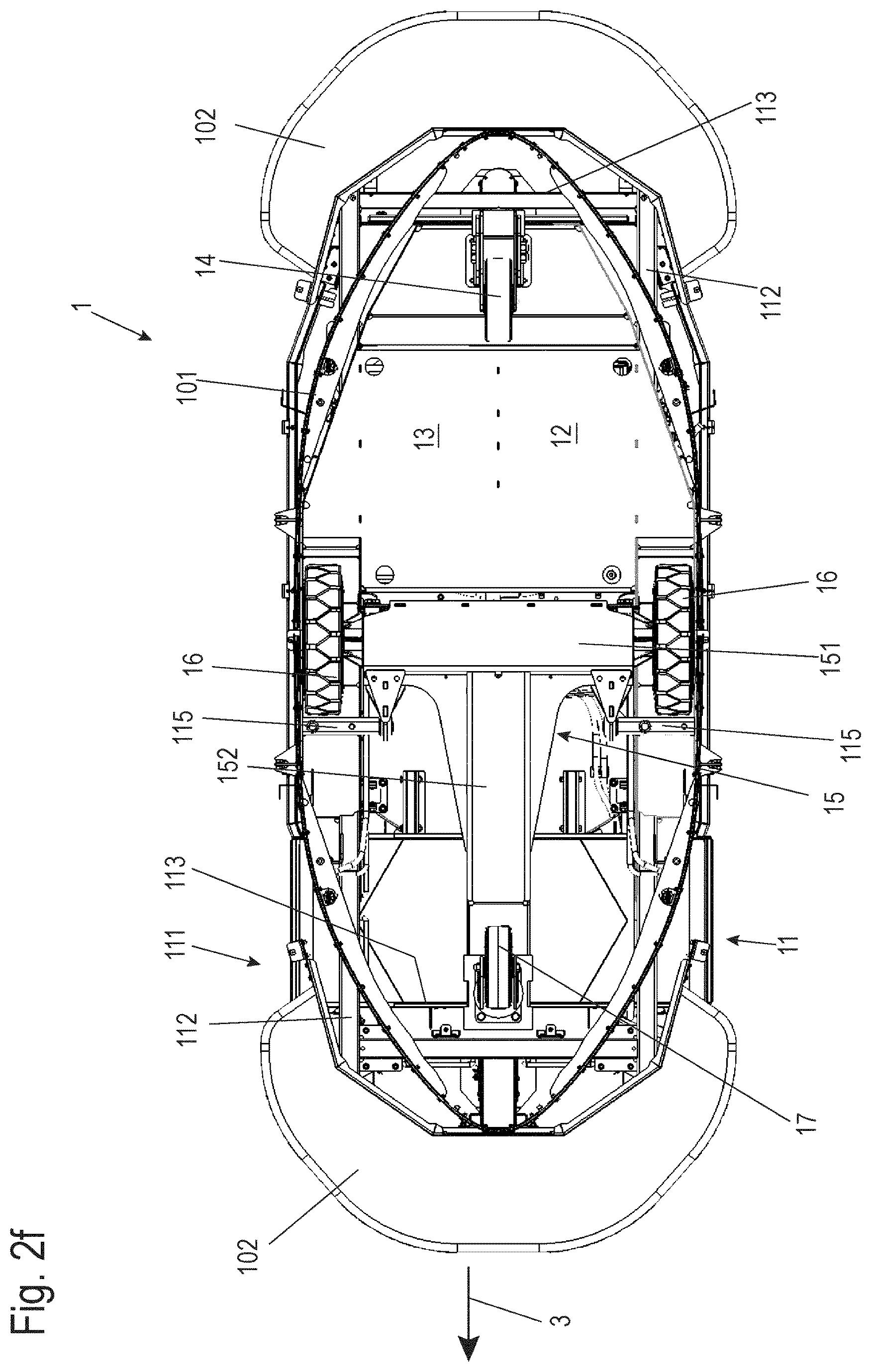 Patent US12564175 Figure 8 – Driving robot for agricultural tasks