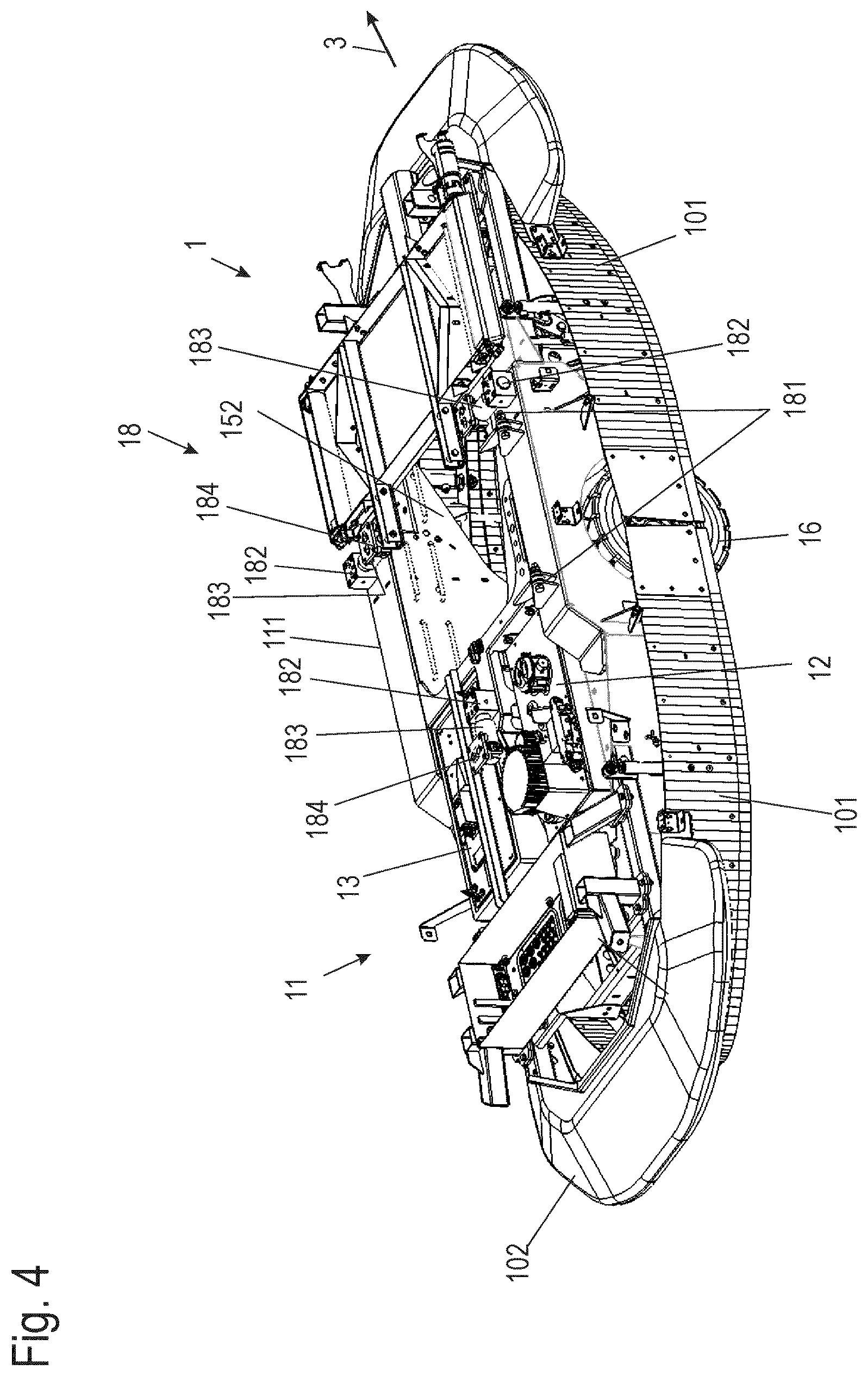 Patent US12564175 Figure 10 – Driving robot for agricultural tasks