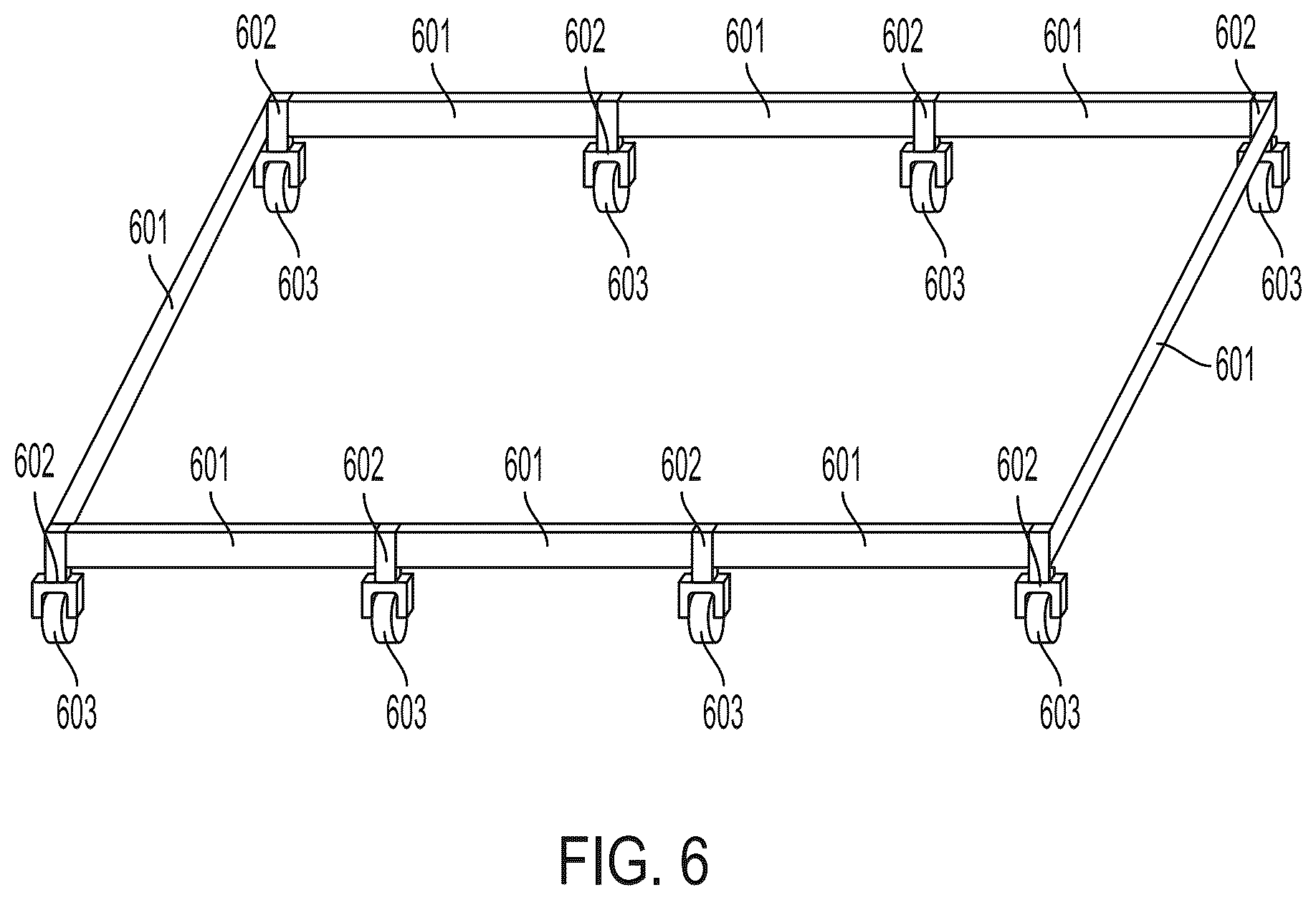 Patent US12564176 Figure 6 – Semirigid poultry and/or swine enclosure