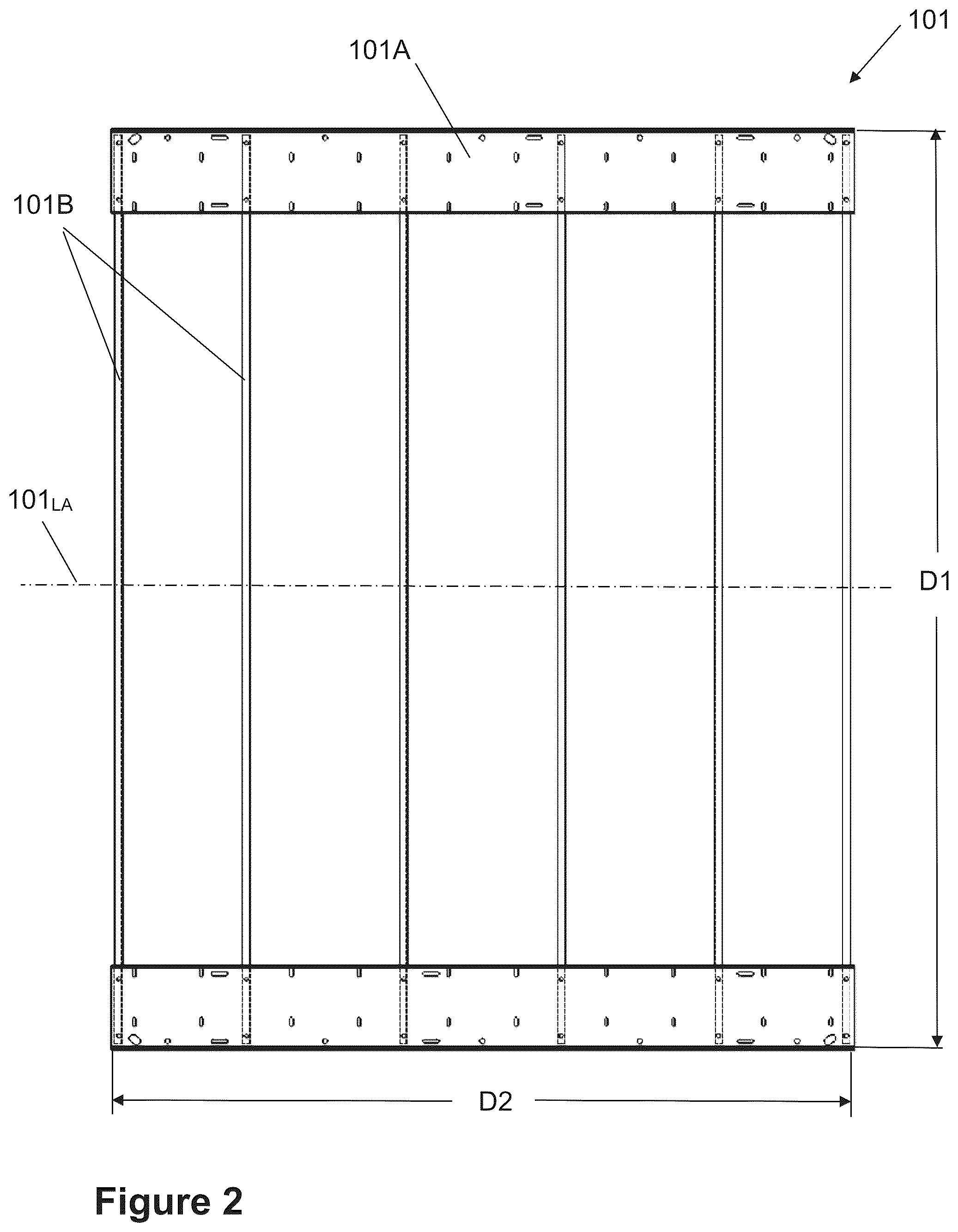 Patent US12564177 Figure 2 – Variable buoyancy platform for aquaculture farming and method of operating the same