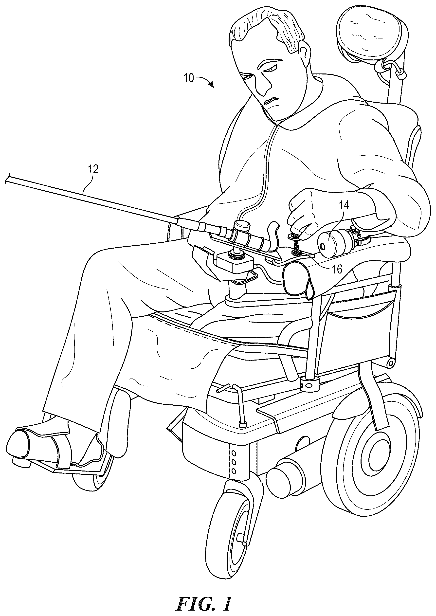 Patent US12564182 Figure 1 – Adaptive device for fishing