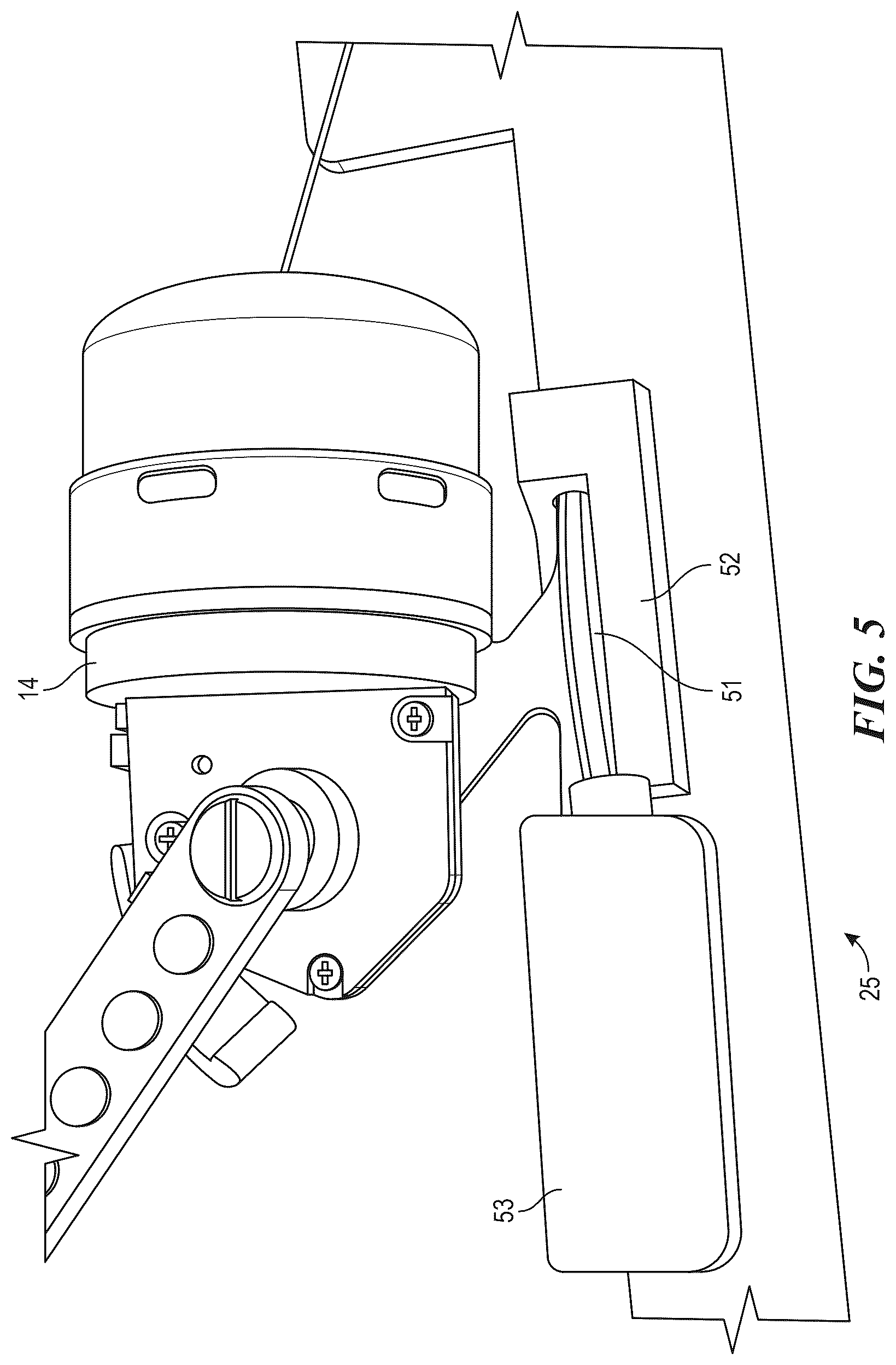 Patent US12564182 Figure 5 – Adaptive device for fishing