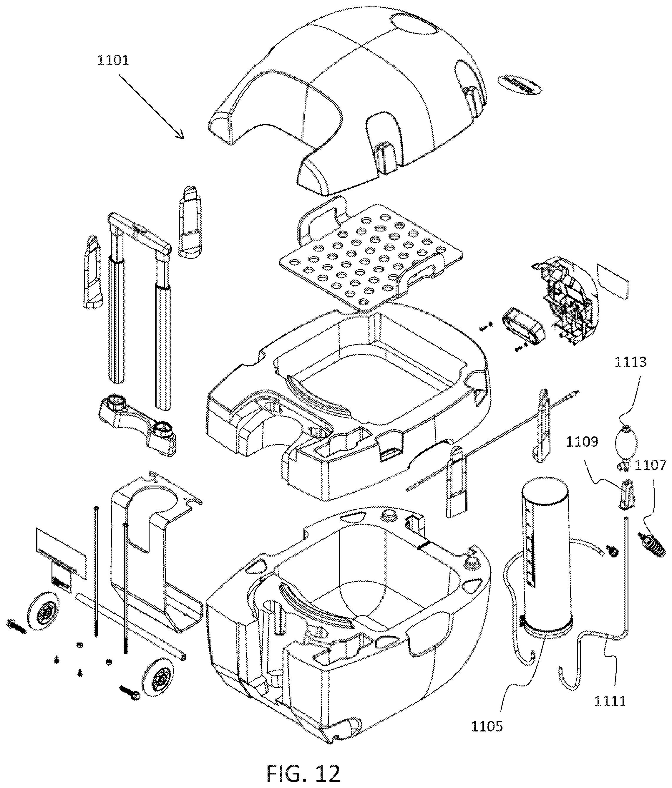 Patent US12564187 Figure 12 – Apparatus for tissue transport and preservation