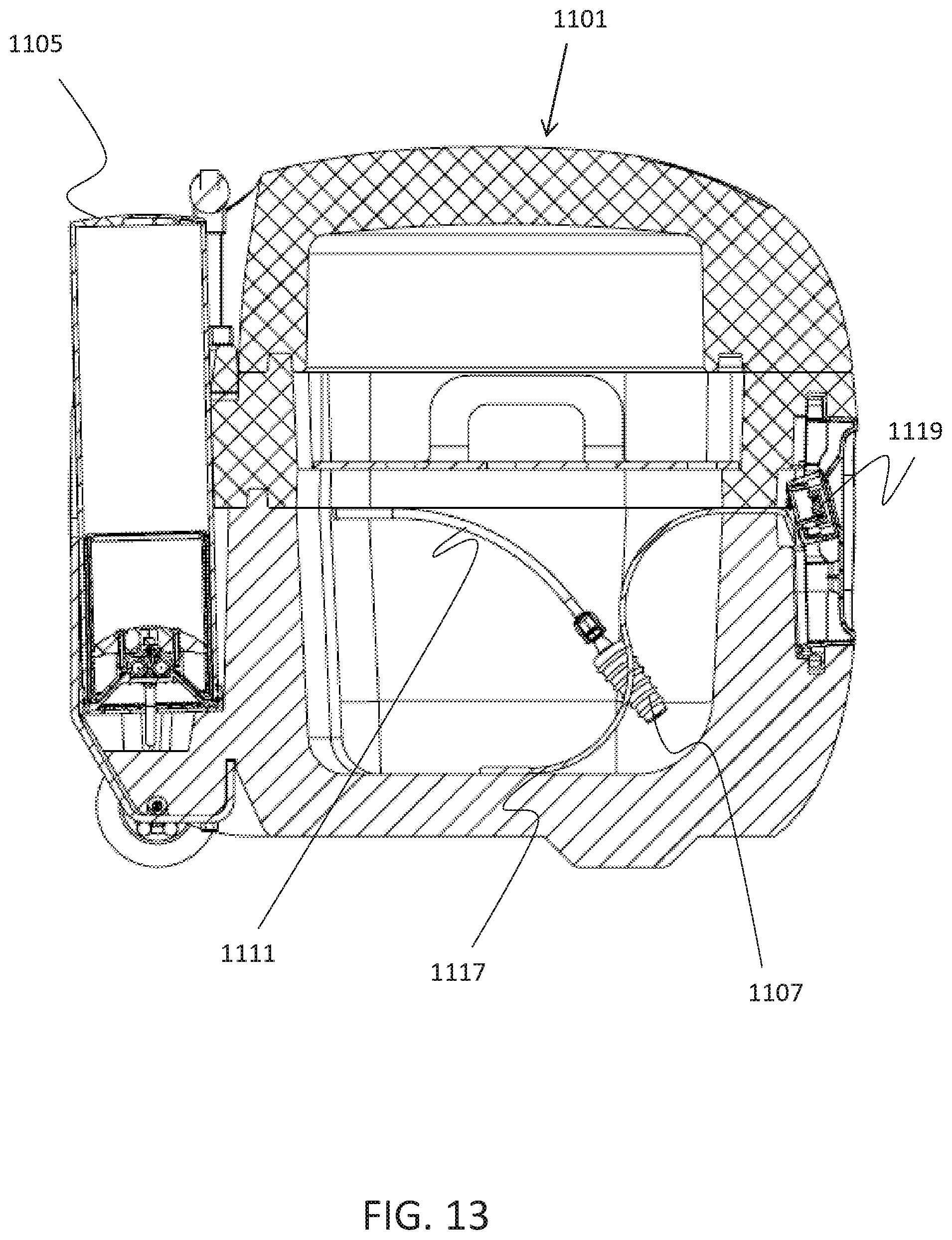 Patent US12564187 Figure 13 – Apparatus for tissue transport and preservation