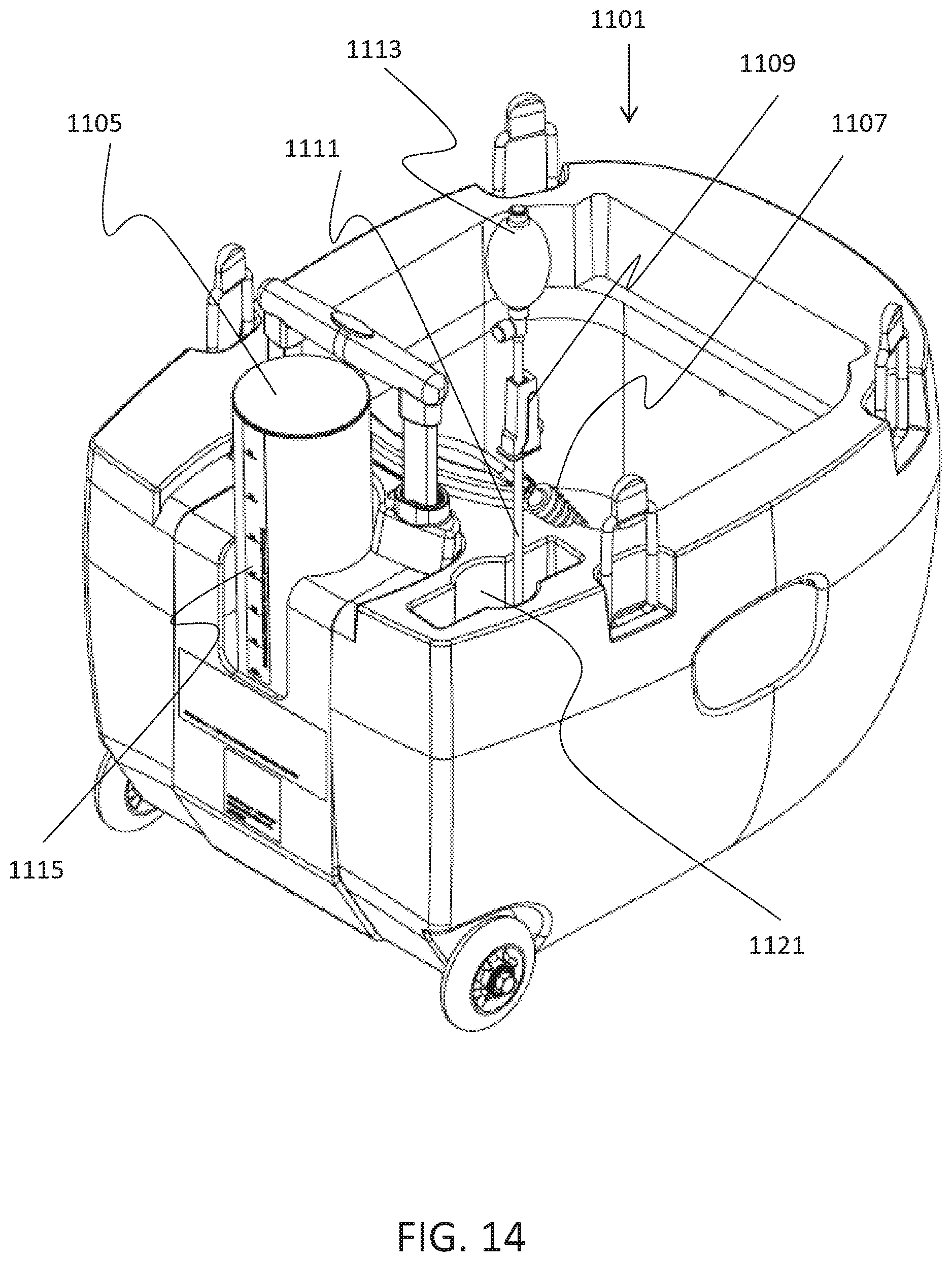 Patent US12564187 Figure 14 – Apparatus for tissue transport and preservation