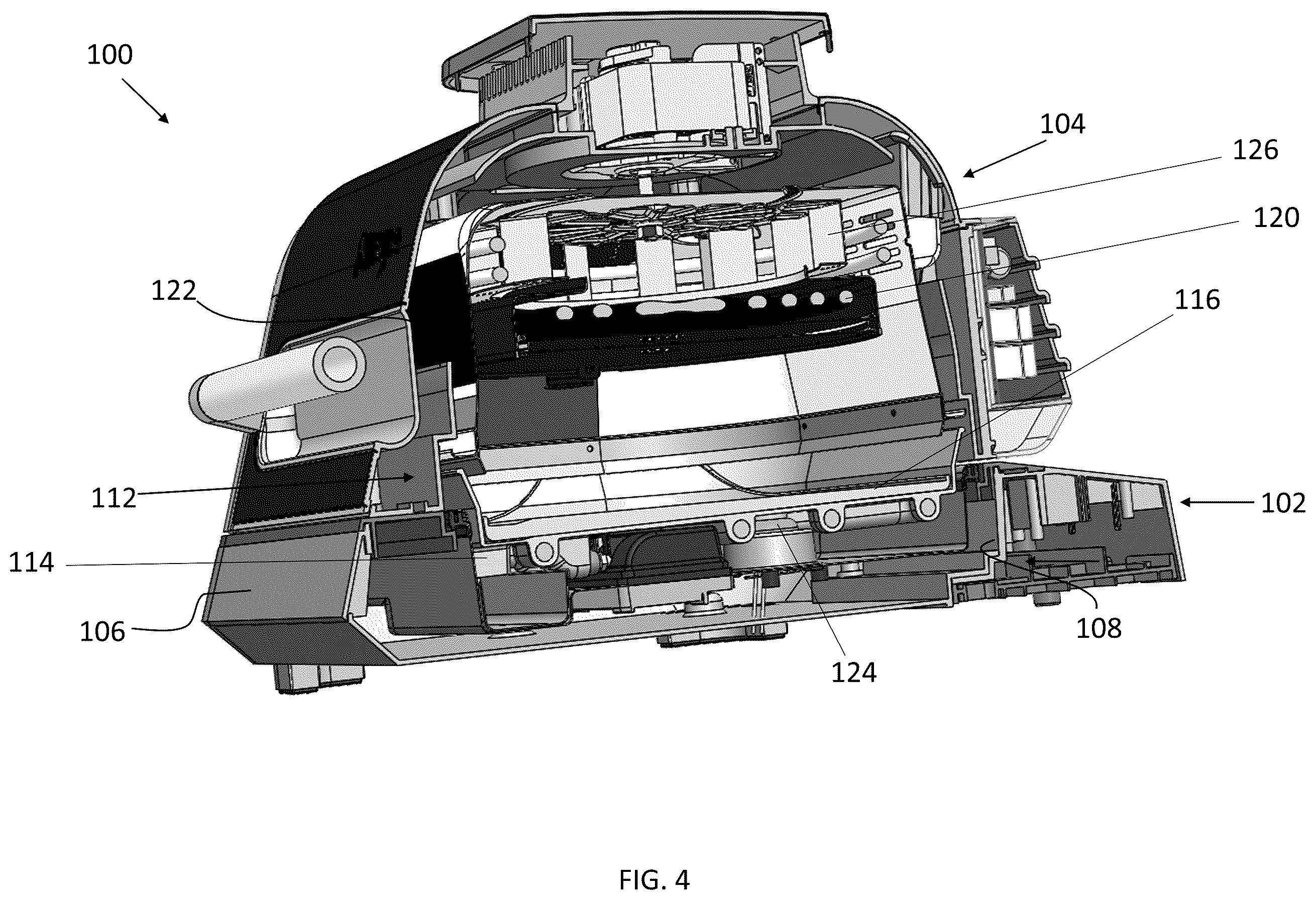 Patent US12564196 Figure 4 – Smoke functionality in electric grill-type appliance