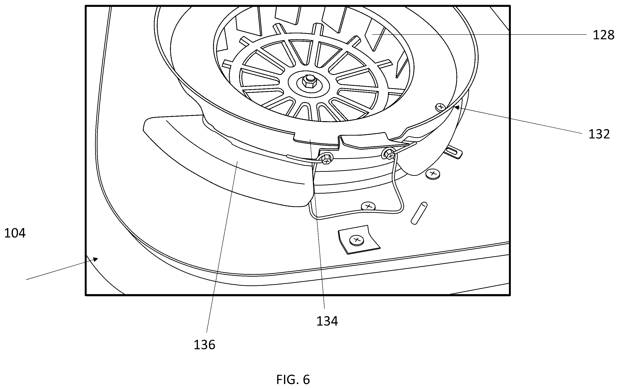 Patent US12564196 Figure 6 – Smoke functionality in electric grill-type appliance