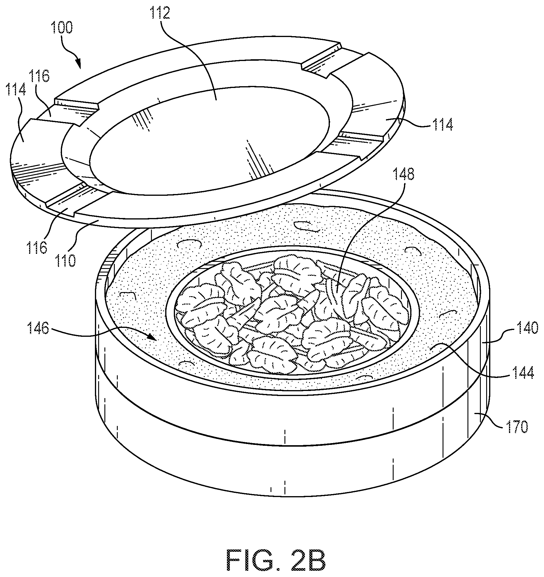 Patent US12564216 Figure 5 – Cigar ashtray system with cooling