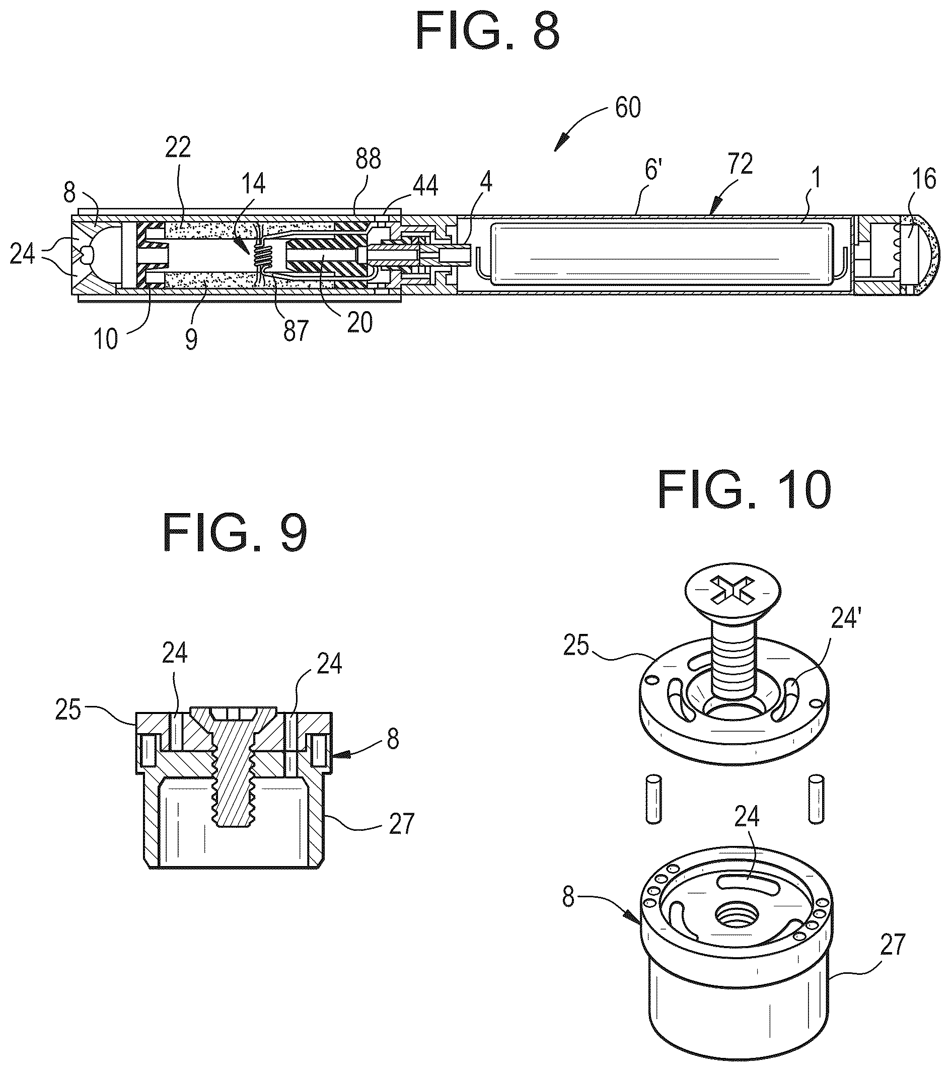 Patent US12564219 Figure 5 – Non-combustible smoking systems, devices and elements thereof