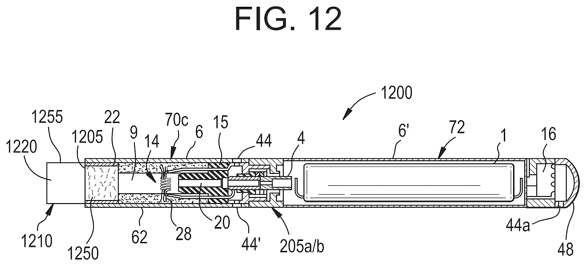 Patent US12564219 Figure 7 – Non-combustible smoking systems, devices and elements thereof
