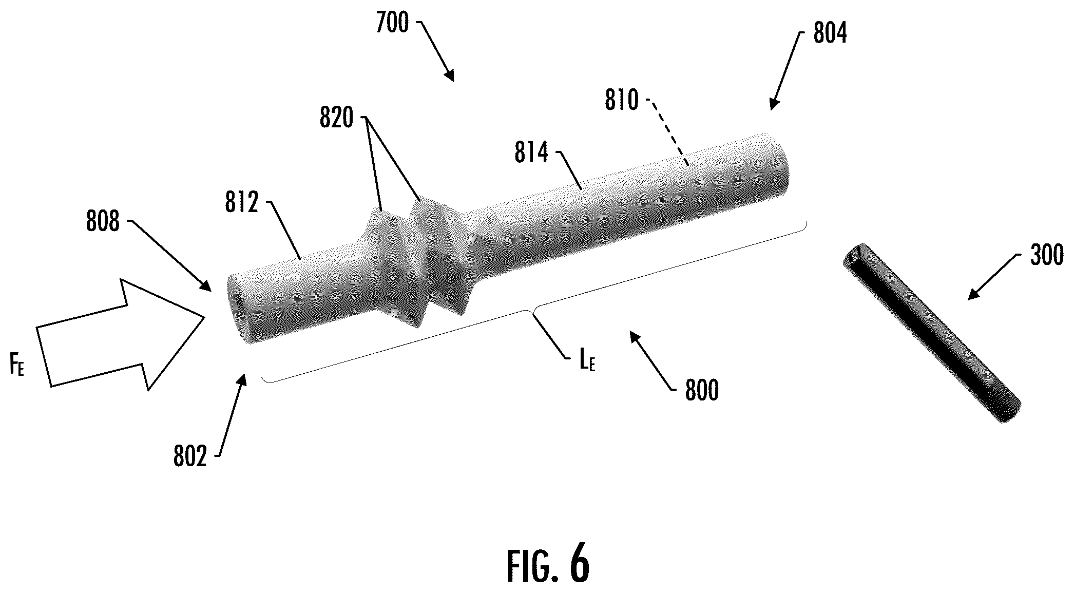 Patent US12564221 Figure 6 – Aerosol delivery device with deflectable or collapsible housing