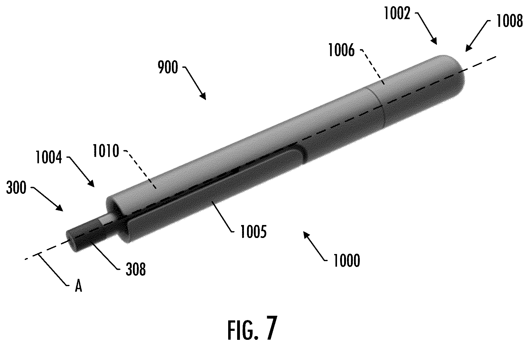 Patent US12564221 Figure 7 – Aerosol delivery device with deflectable or collapsible housing
