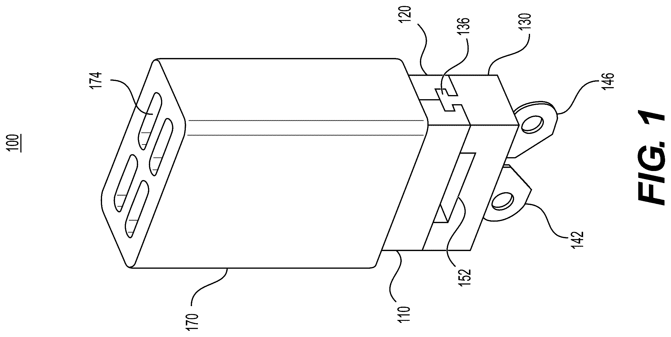 Patent US12564223 Figure 1 – Capsules with integrated mouthpieces, heat-not-burn (HNB) aerosol-generating devices, and methods of generating an aerosol